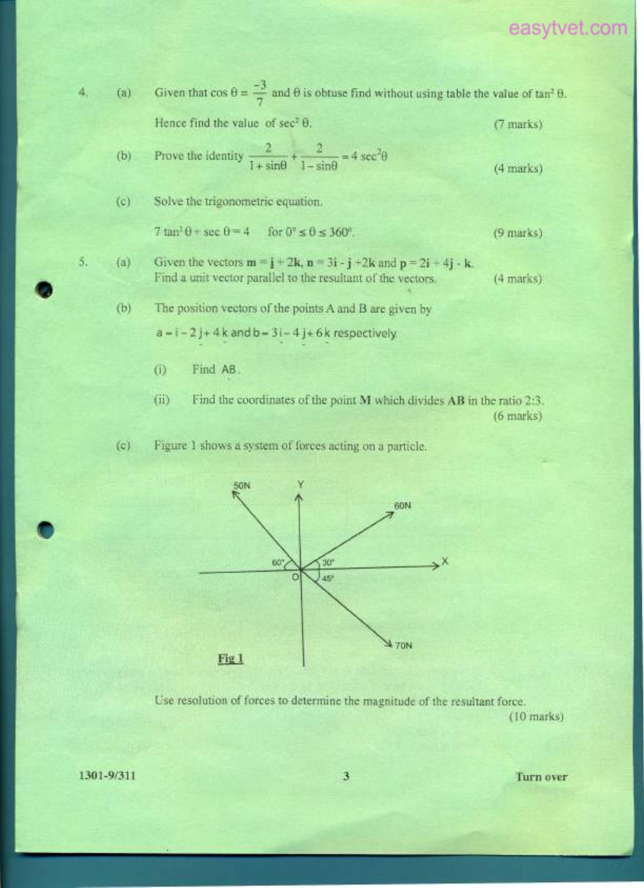 Mathematics (2009) — page 3 of 5