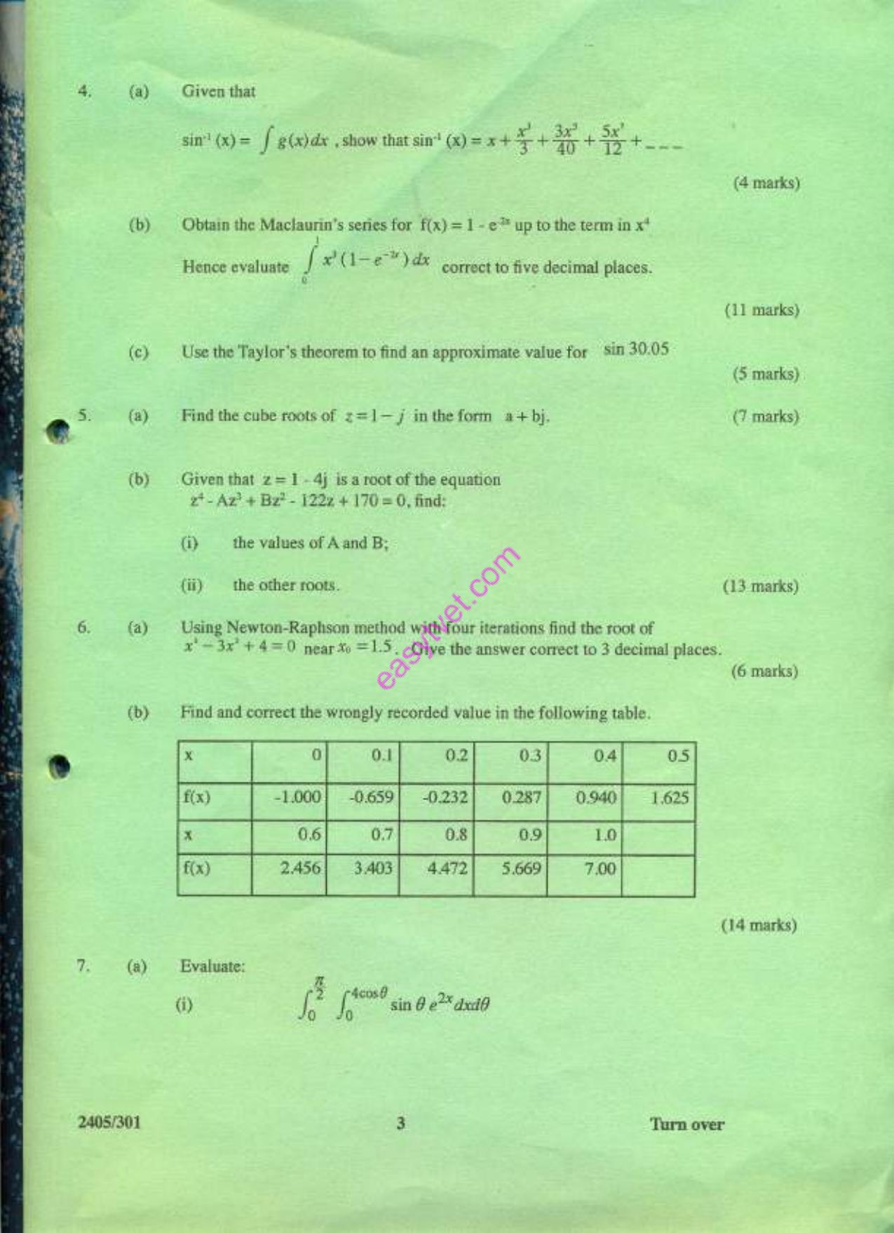 Mathematics (2000) — page 3 of 4