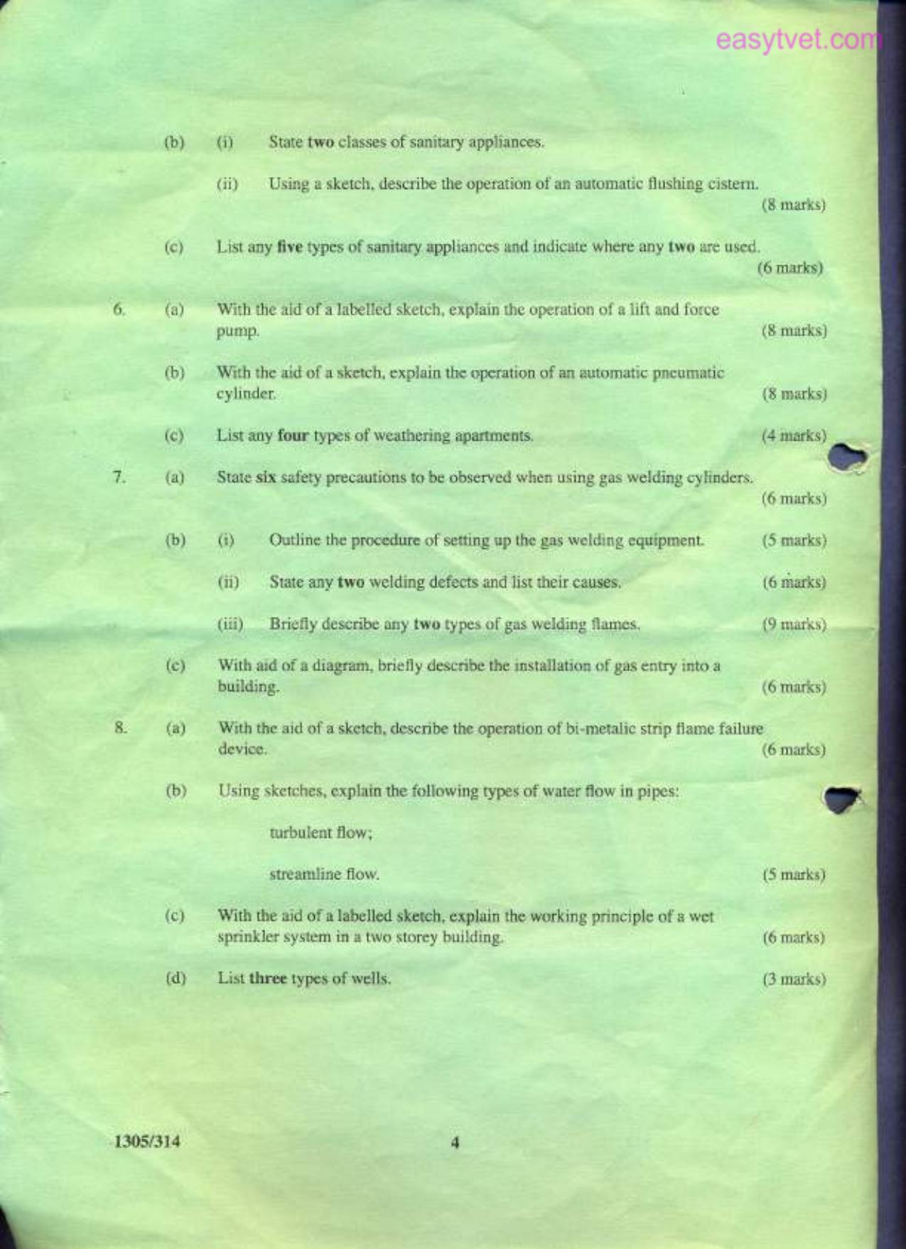 Plumbing Craft Certificate (2010) — page 4 of 4