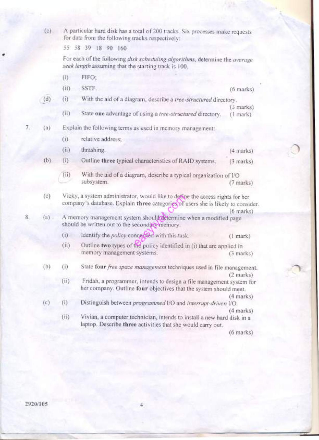 Dipfloma in Information Communication Technology (2011) — page 4 of 8