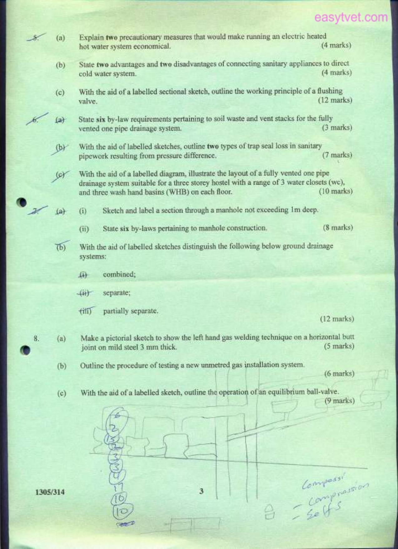 Craft Certificate in Plumbing (2011) — page 3 of 3