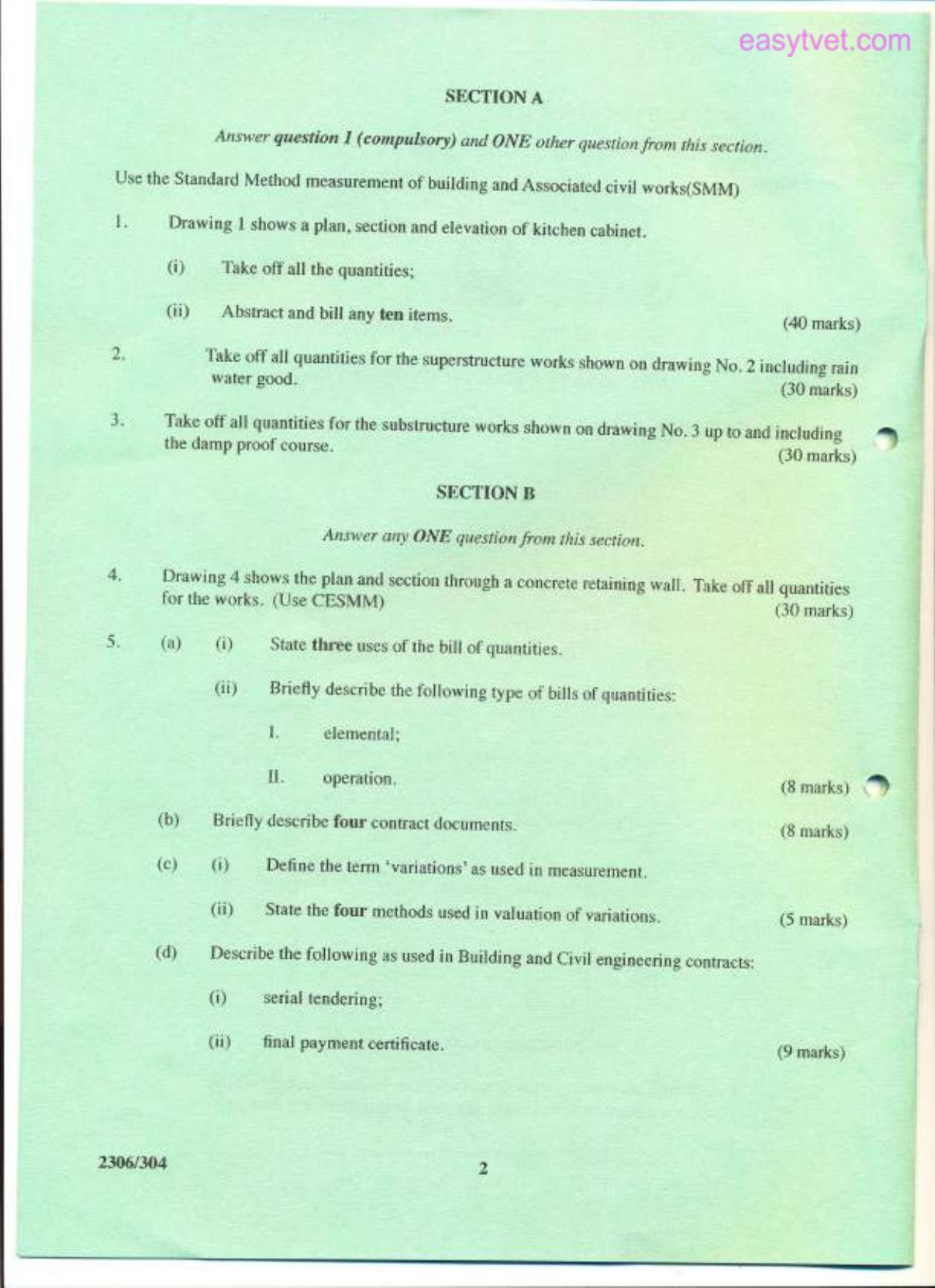 Measurement of Building and Civil Engineering Works (2011) — page 2 of 6