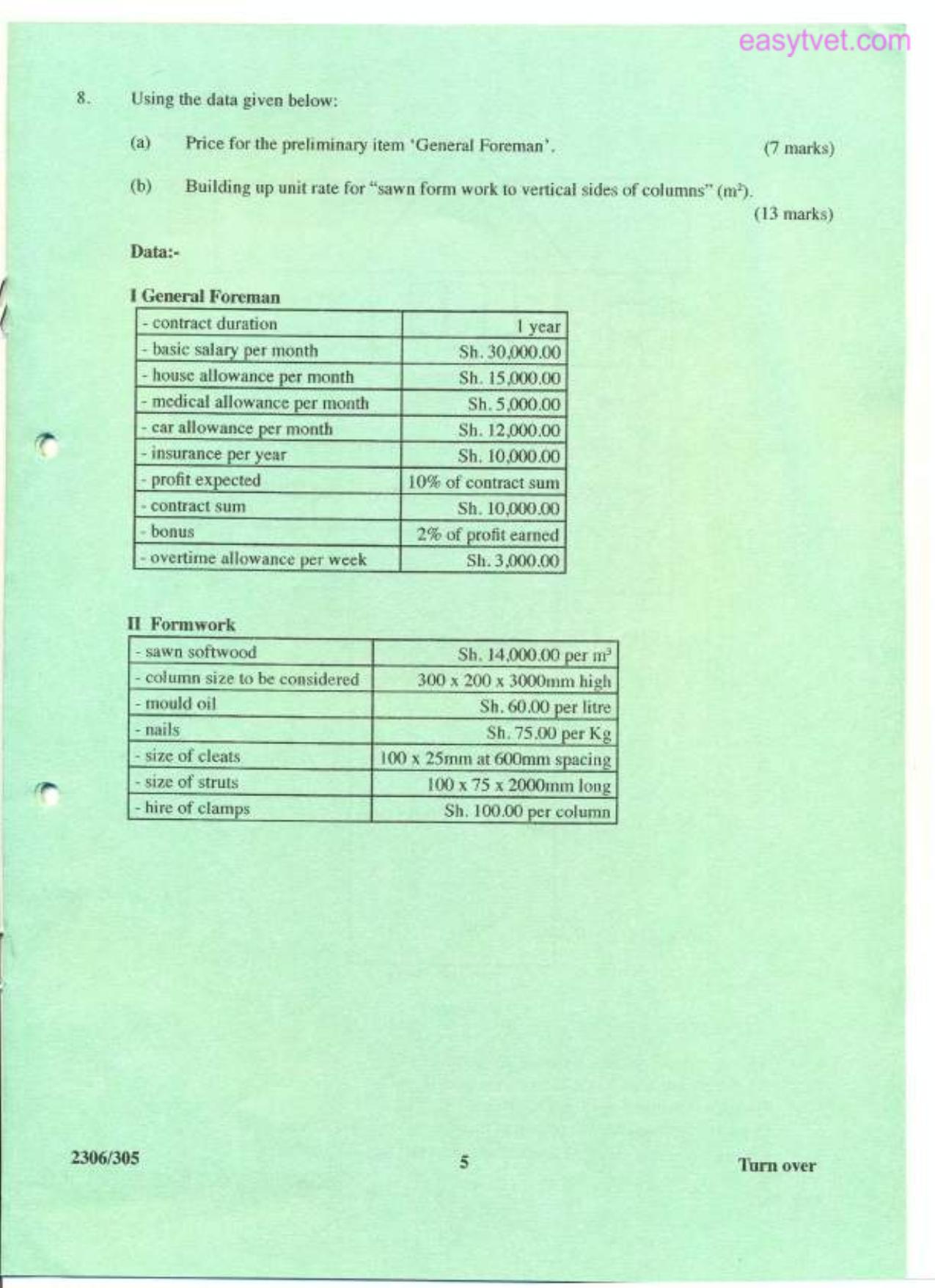 Building Economics, Construction Law (2011) — page 5 of 6