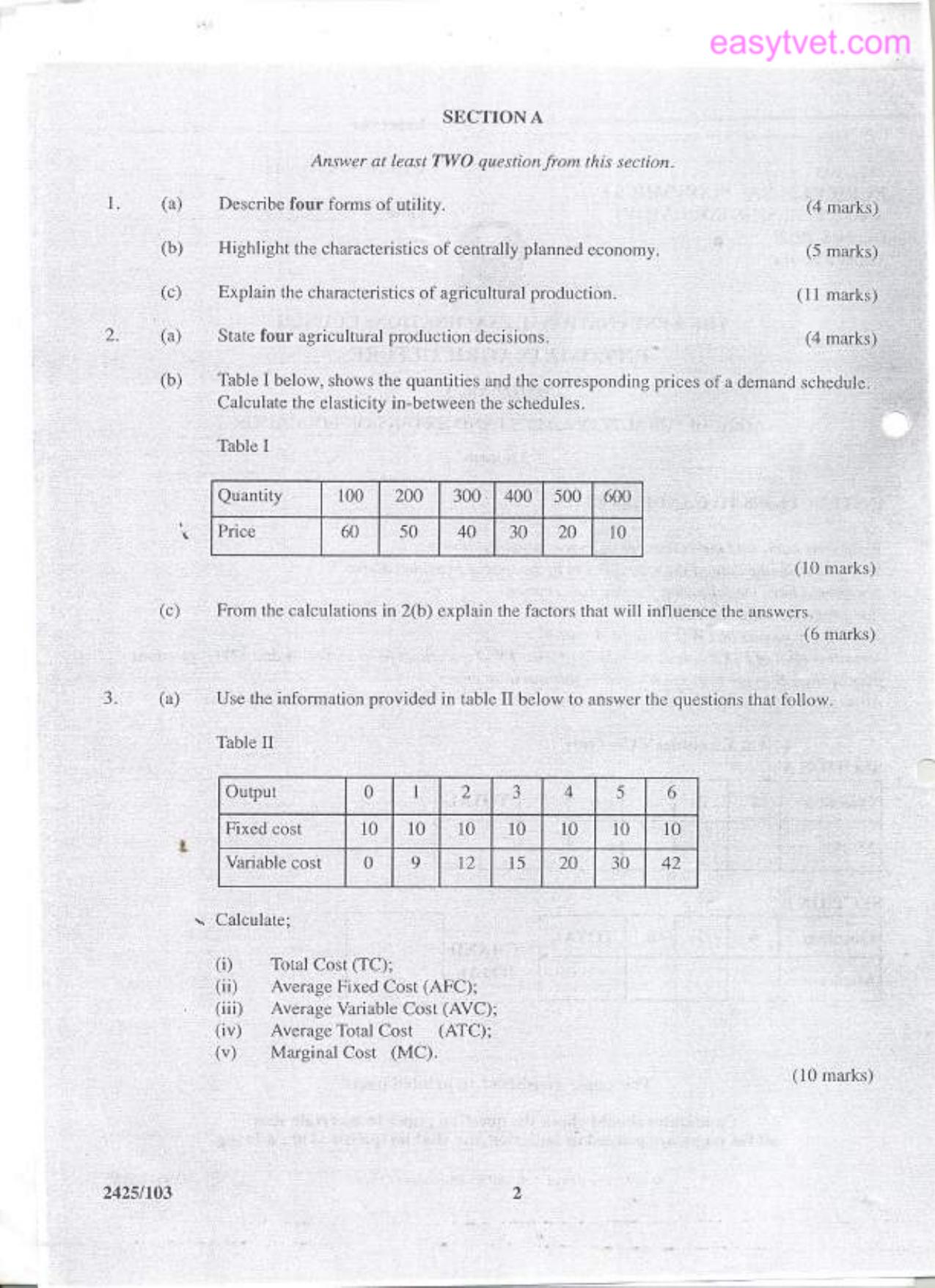 Agricultural Economics and Extension Education (2002) — page 2 of 4