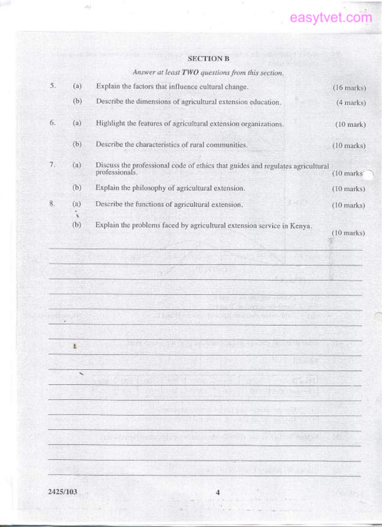Agricultural Economics and Extension Education (2002) — page 4 of 4