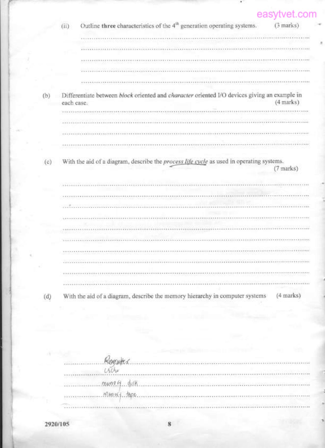 Difloma in Information Communication Technology (2012) — page 8 of 11