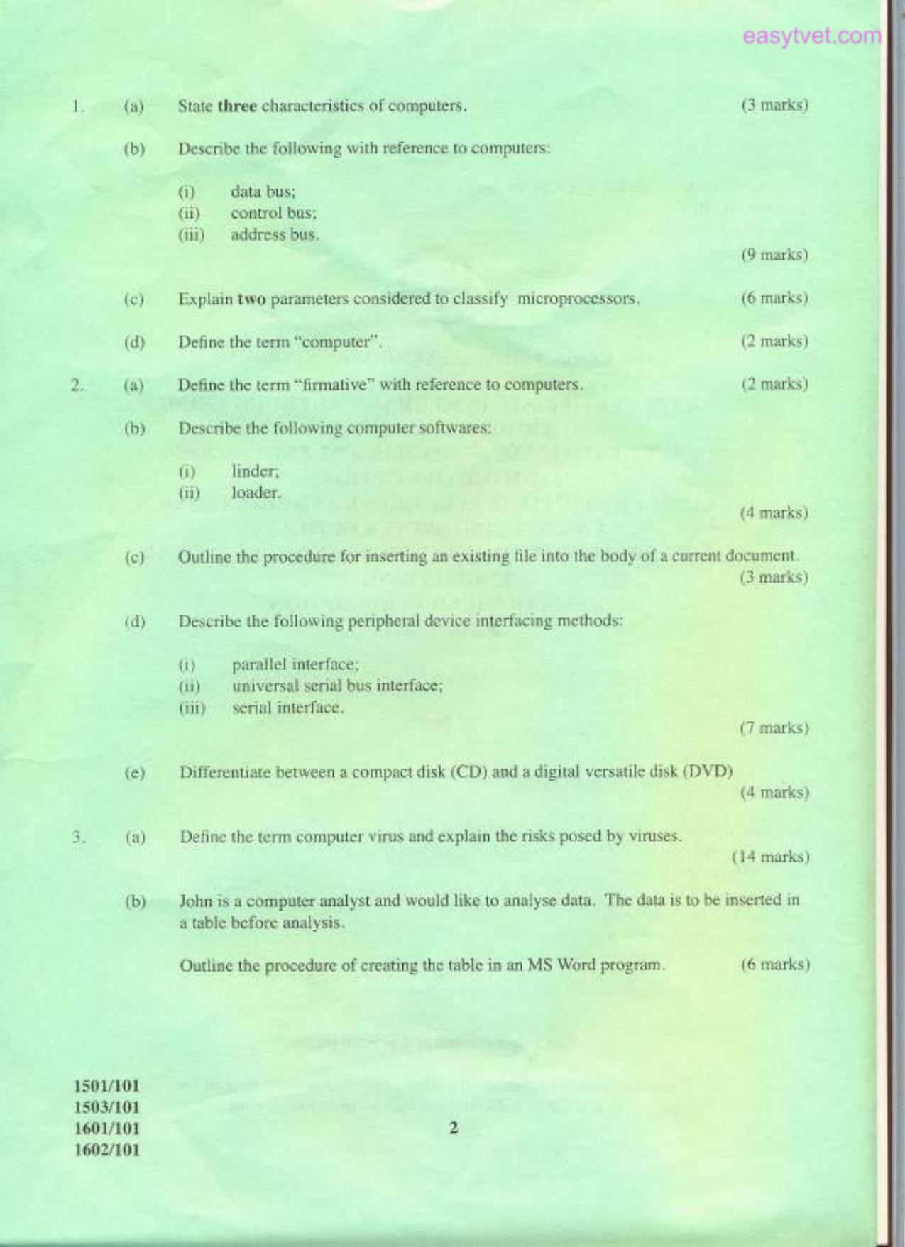 Craft Certificate in Electrical and Electronics (2012) — page 2 of 4