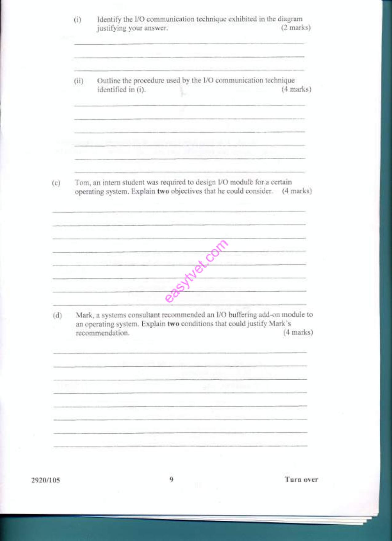 Dperating Systemms (2012) — page 9 of 14