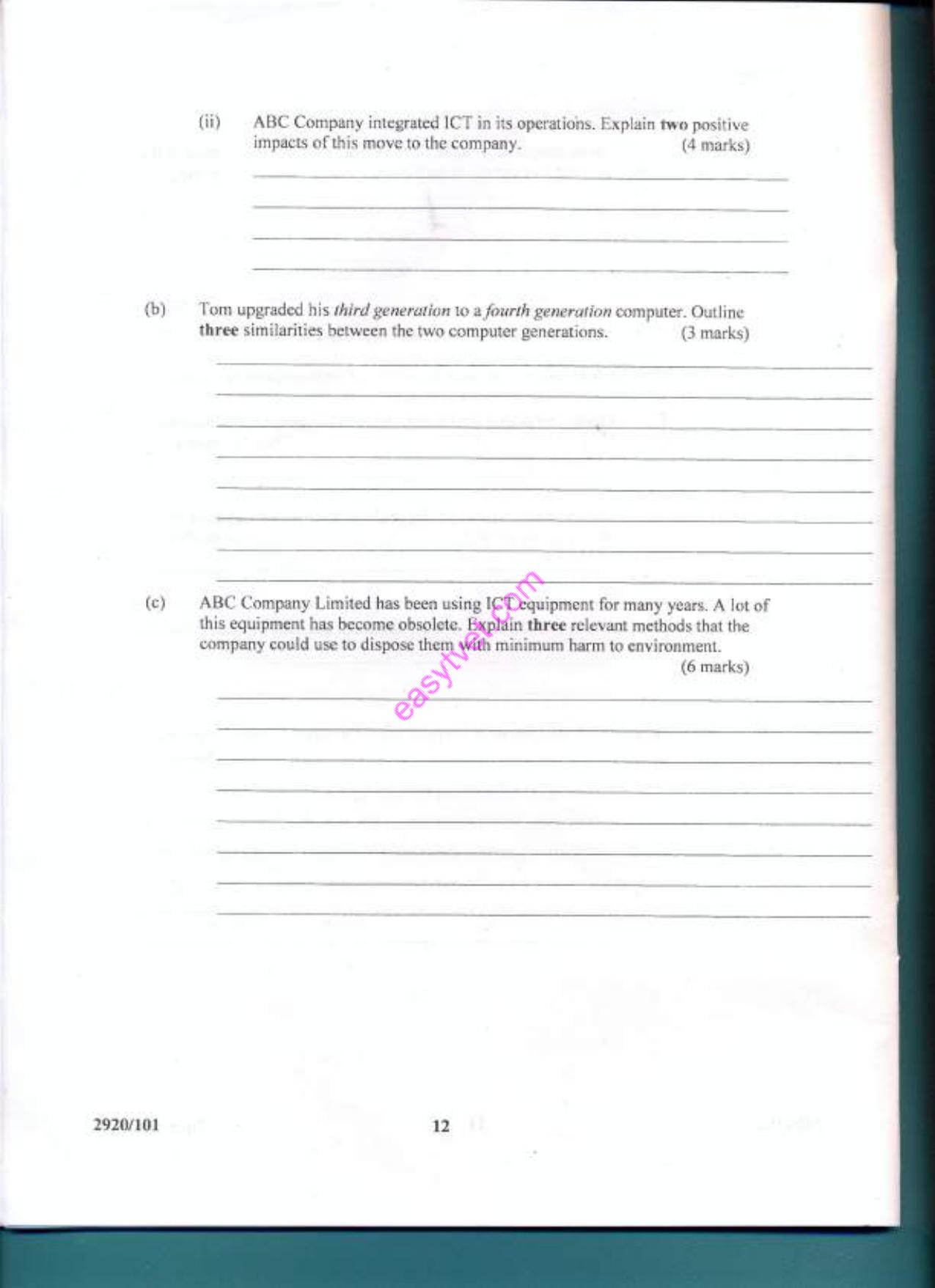 Introduction to Information (2012) — page 12 of 13