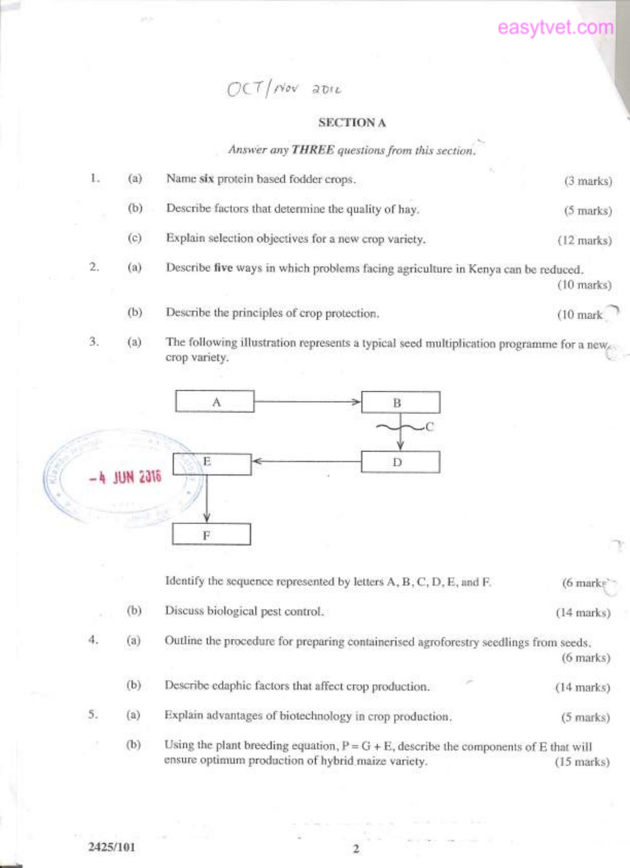 Principles of Crop Production and Soil Science (2012) — page 2 of 4