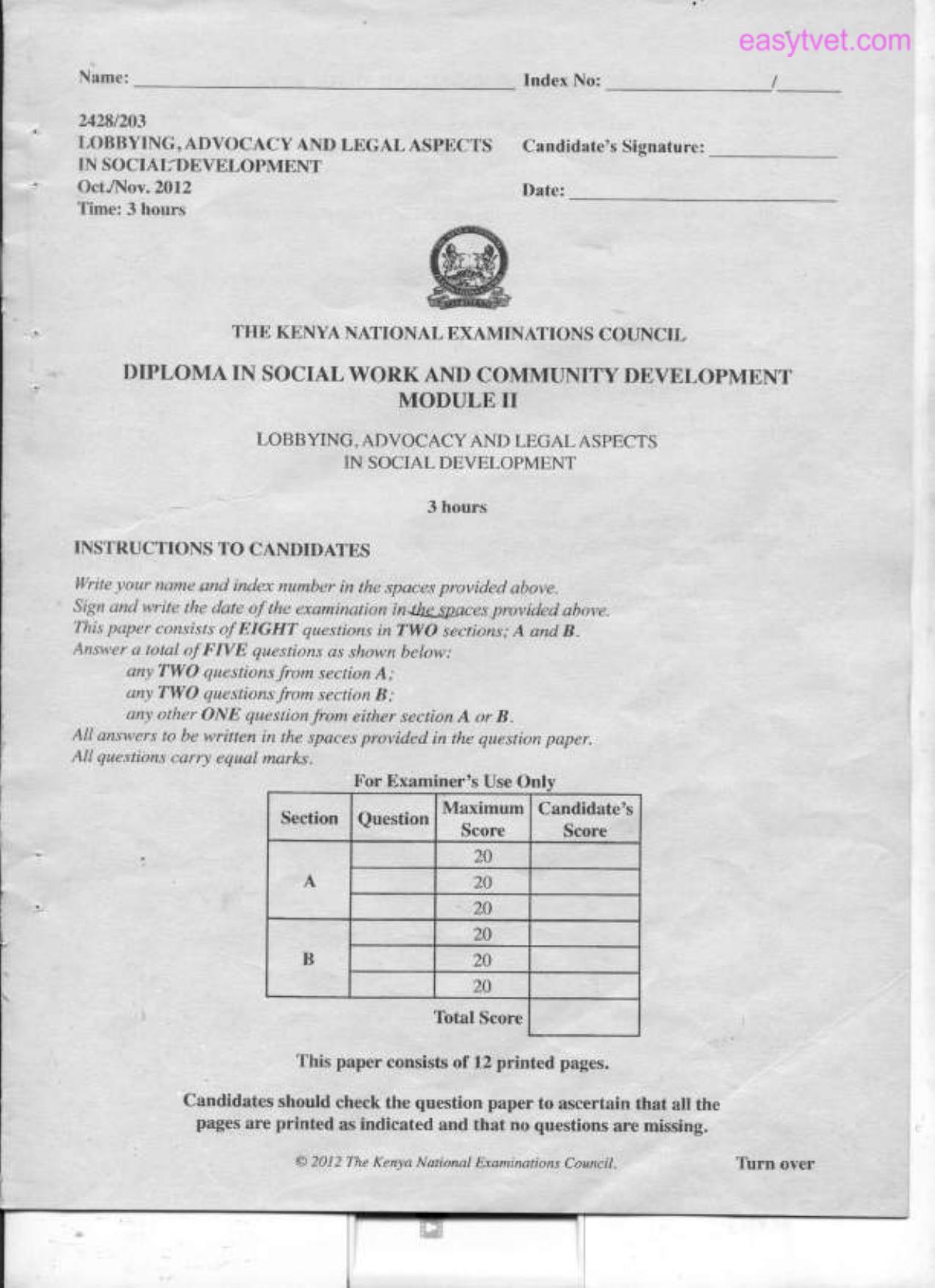 Lobbying, Advocacy and Legal Aspects — page 1 of 3