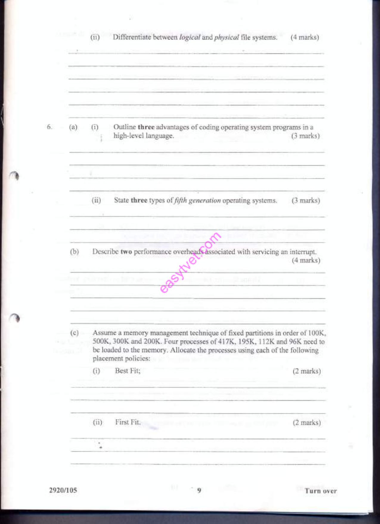 Operating S5ystems (2013) — page 9 of 14