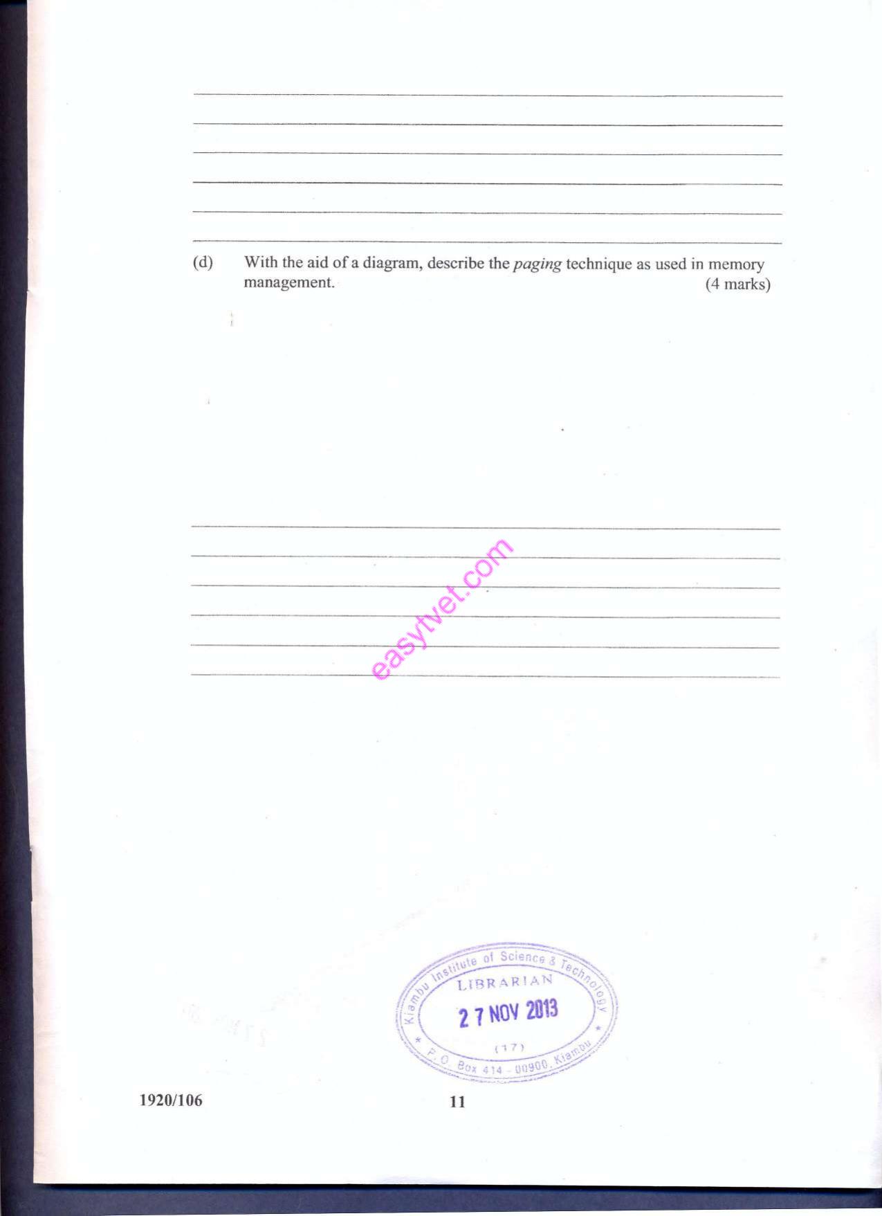 Operating Systems (2013) — page 11 of 11