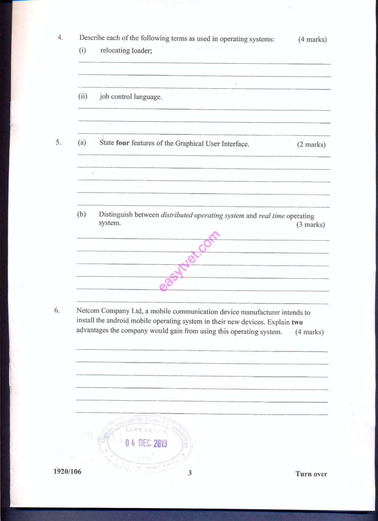 Operating Systems (2013) — page 3 of 11