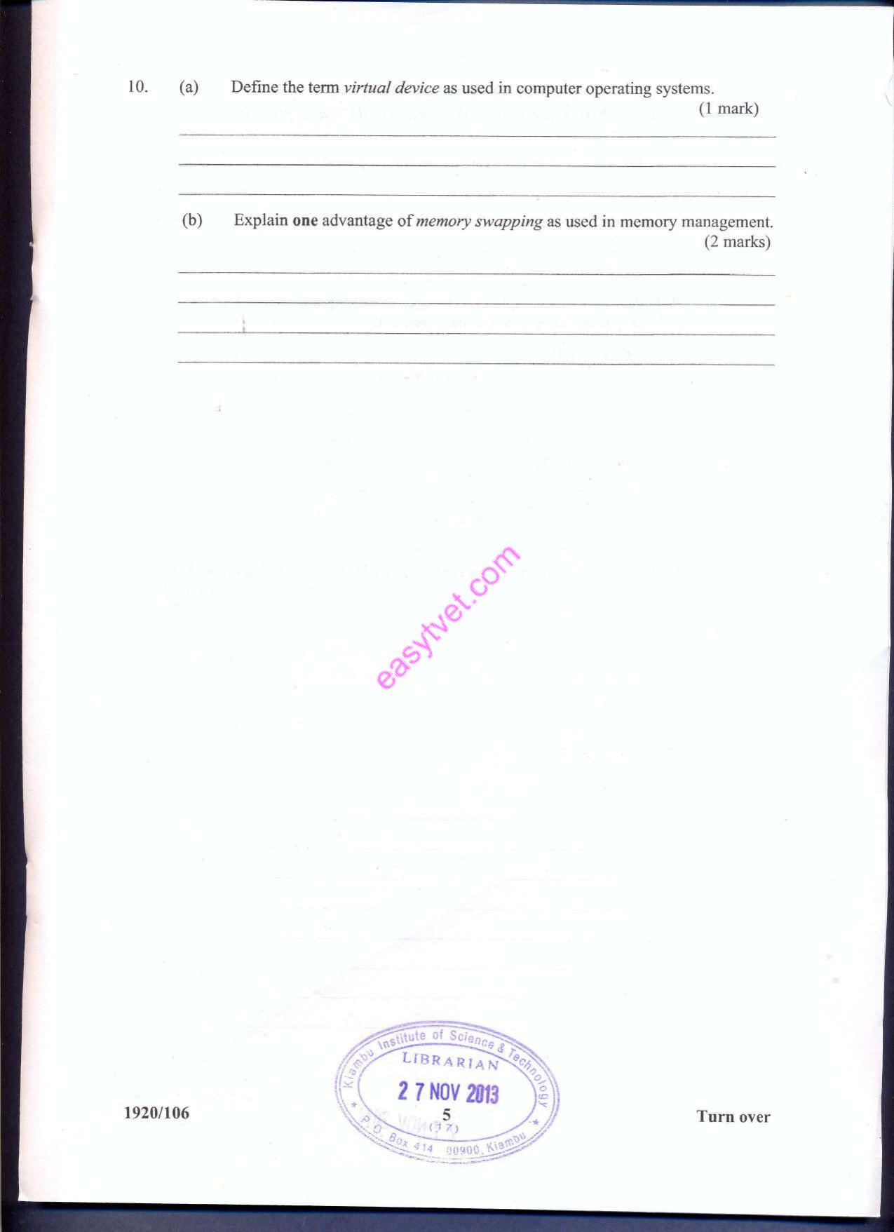 Operating Systems (2013) — page 5 of 11