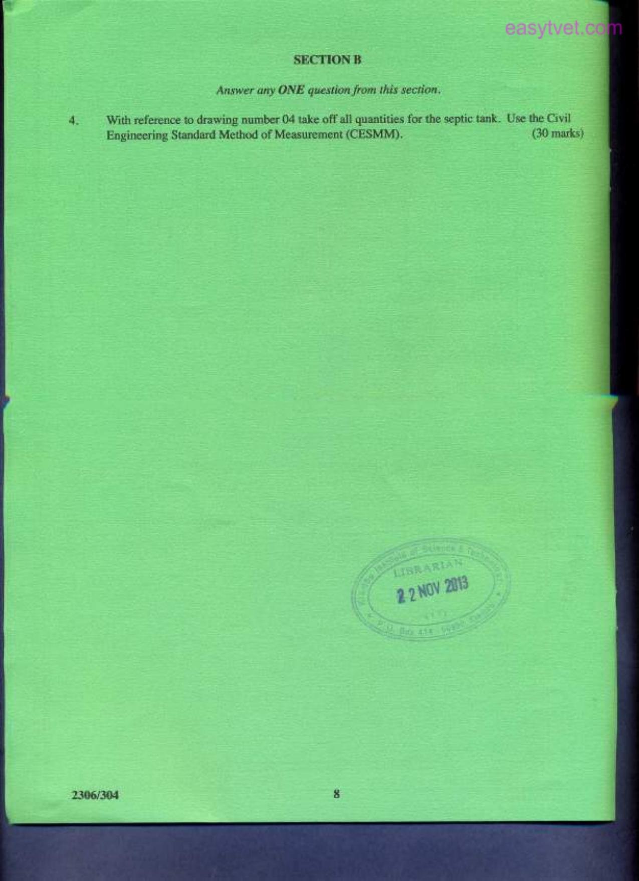 Meastutrement of Building and Civil Engineering Wores (2013) — page 8 of 10