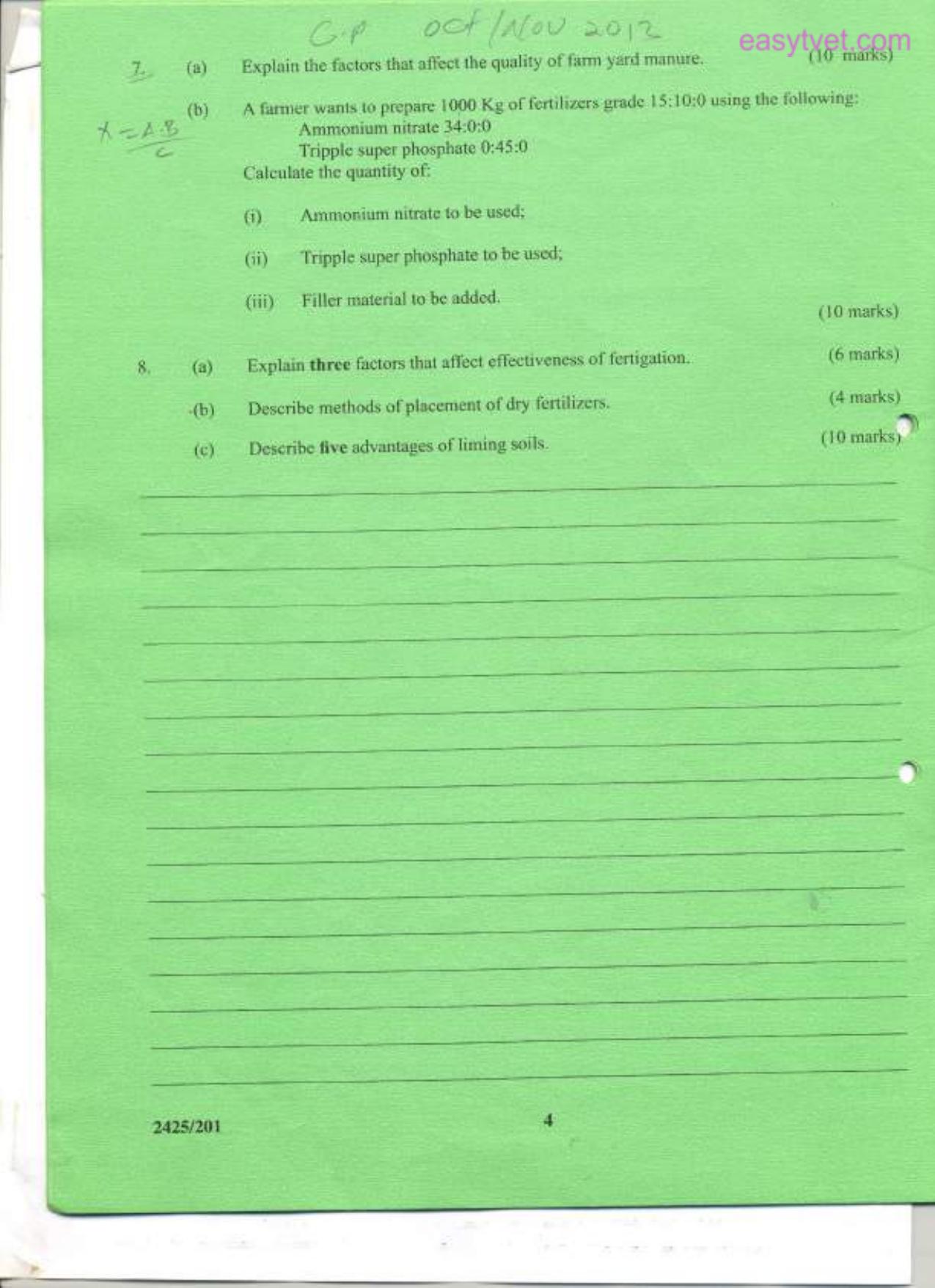 Crop Production 11, Soil Fertility and Plant Nutrition (2013) — page 4 of 4