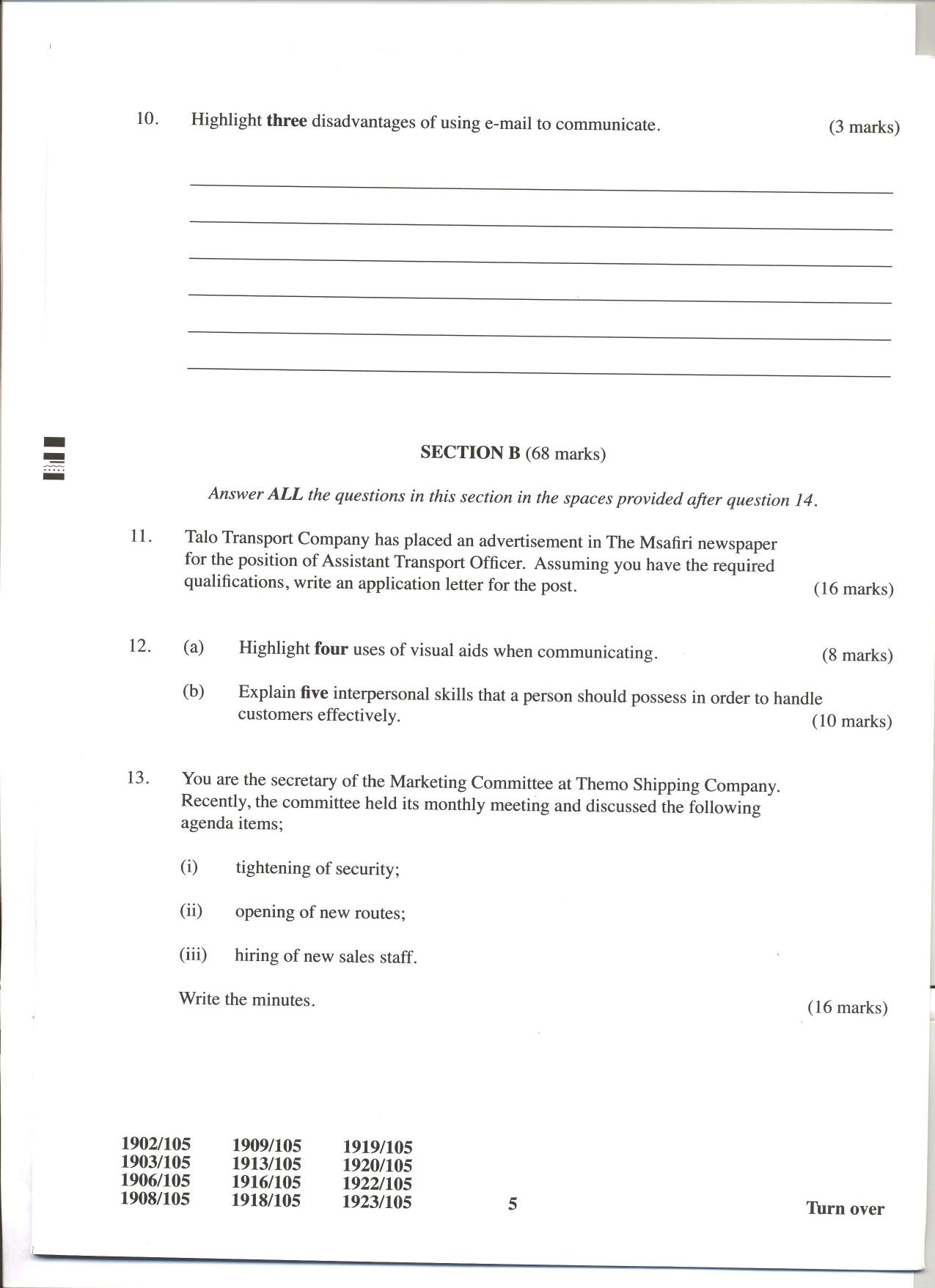 Craft Certificate in Information Communication Technology (2014) — page 5 of 7