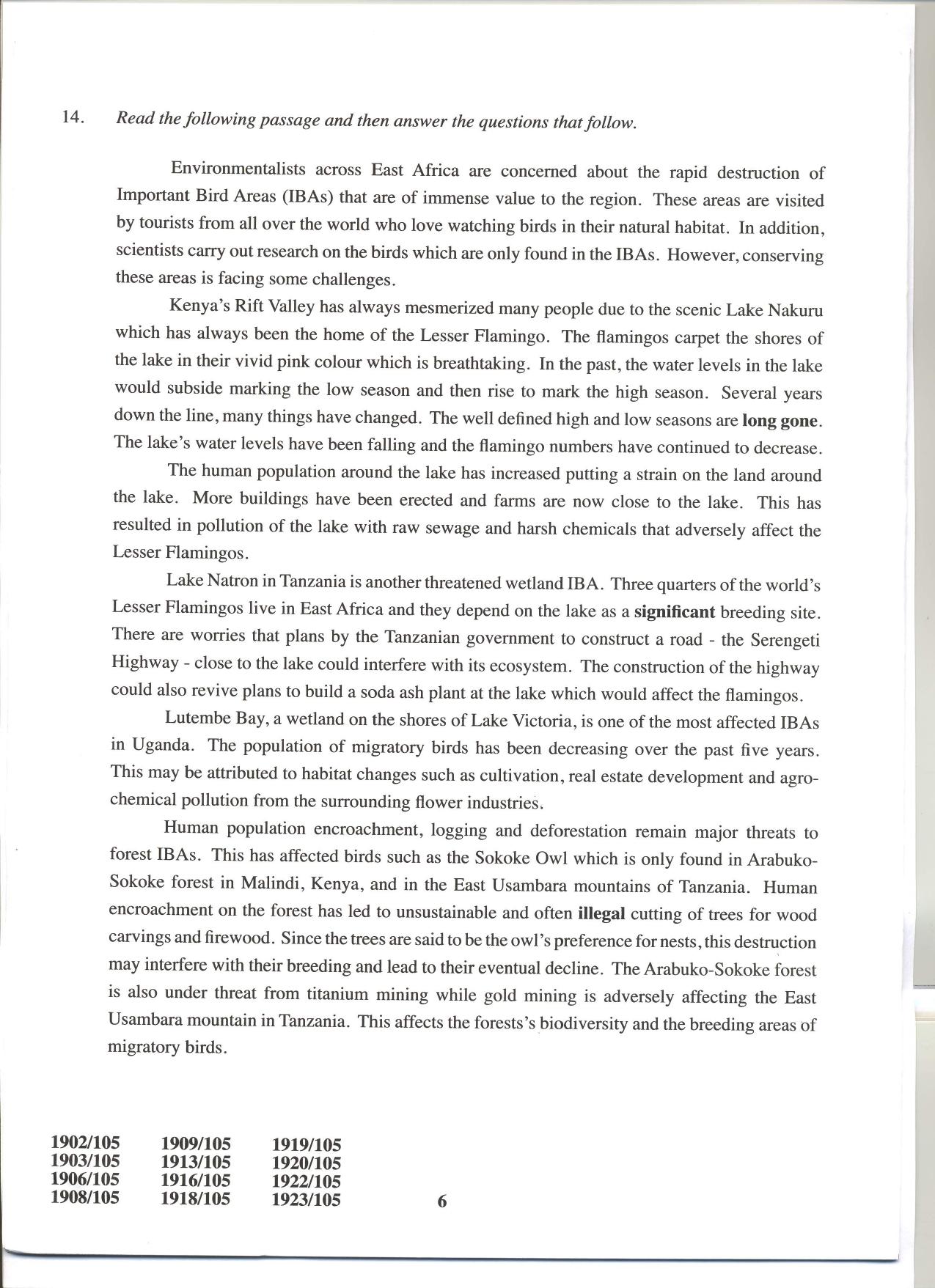 Craft Certificate in Information Communication Technology (2014) — page 6 of 7