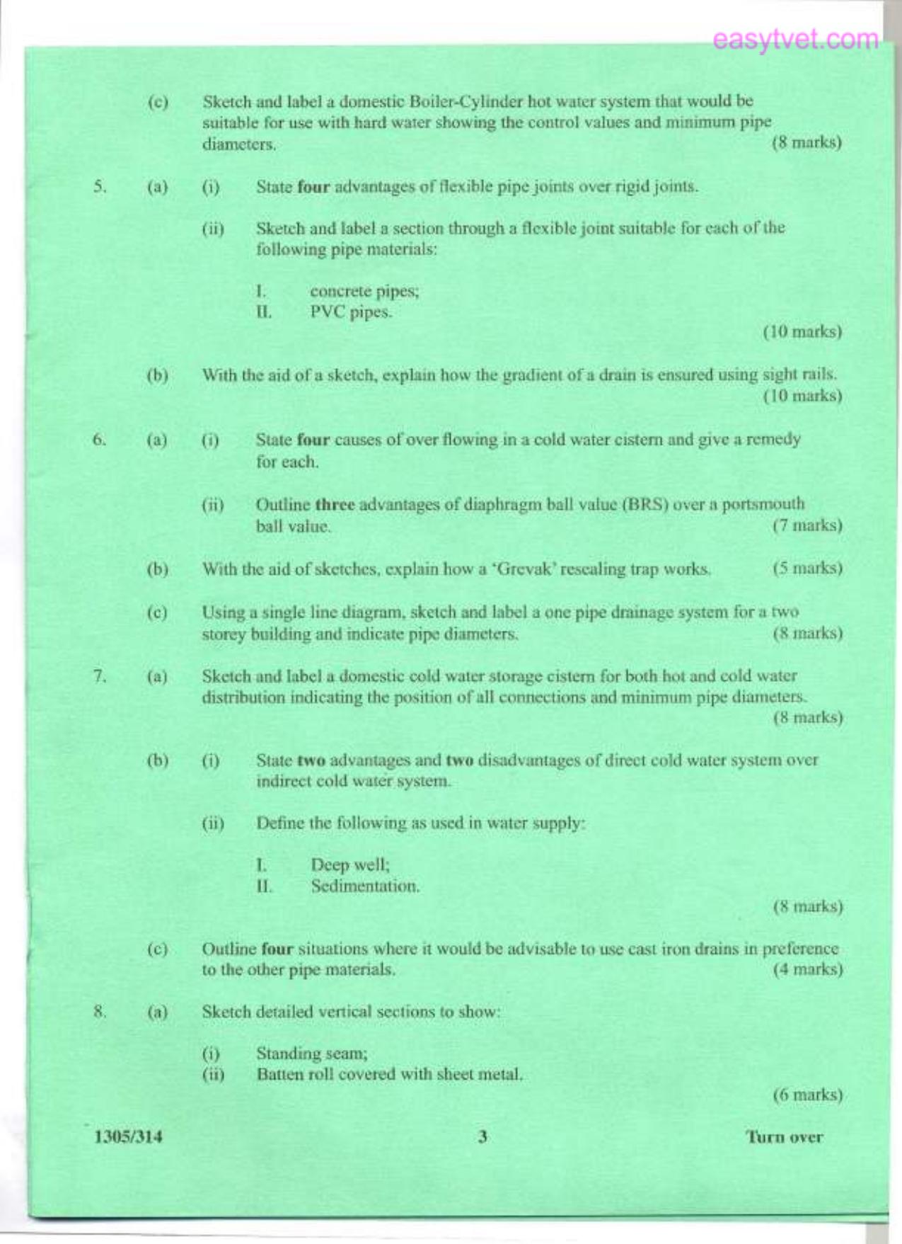 Craft Certificate in Plumbing (2014) — page 3 of 4