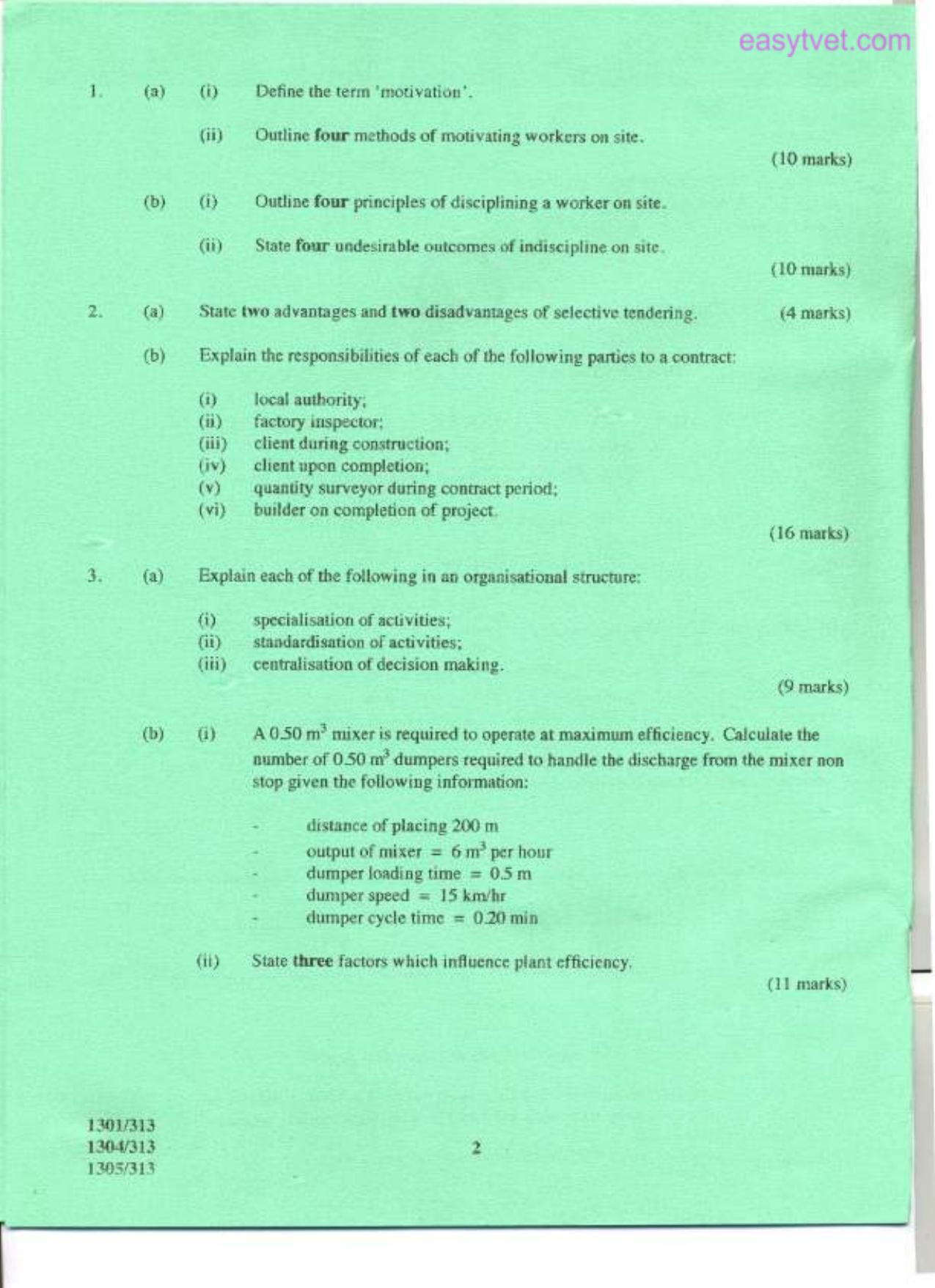 Site and Workshop Management (2014) — page 2 of 4