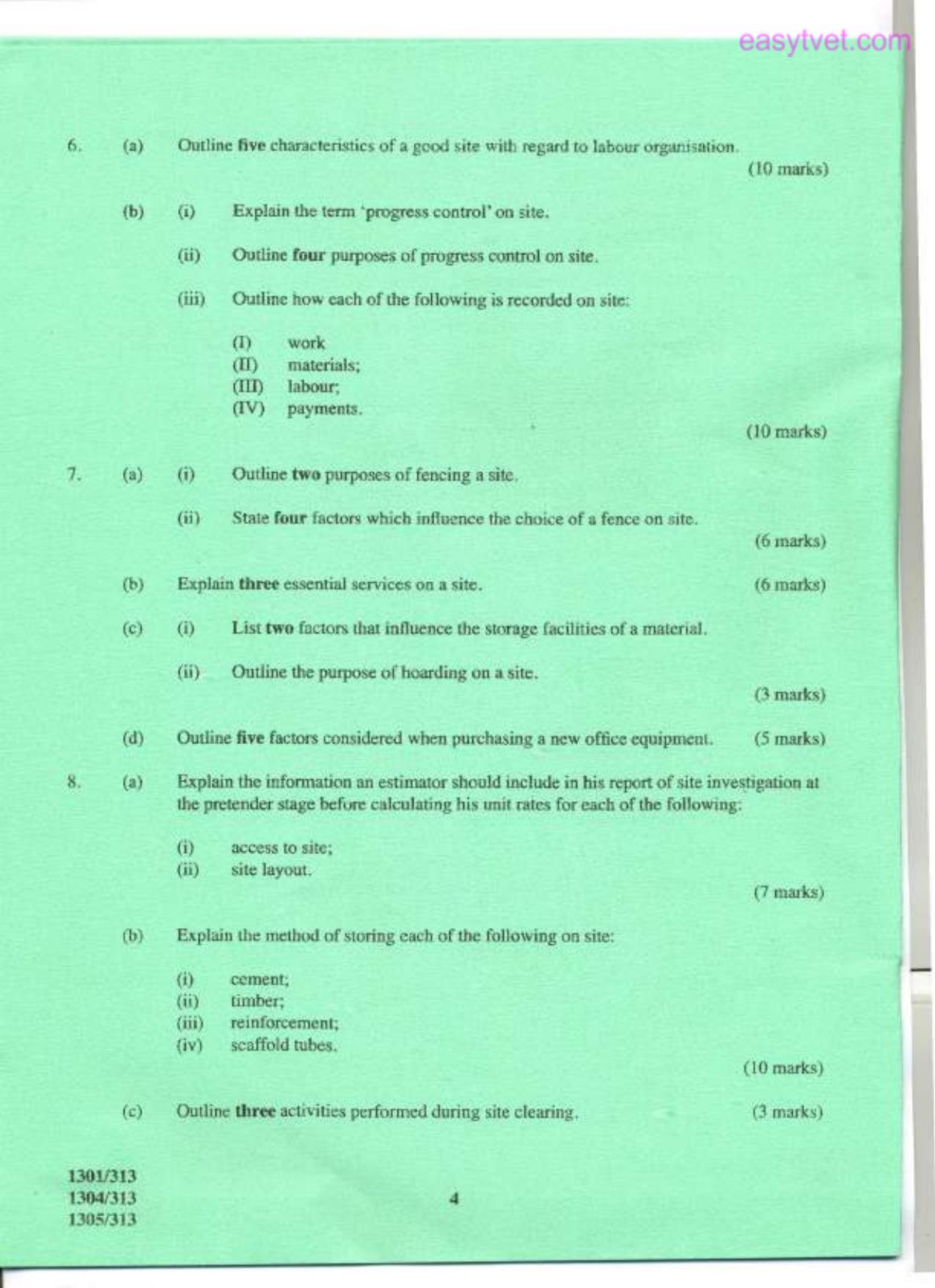 Site and Workshop Management (2014) — page 4 of 4