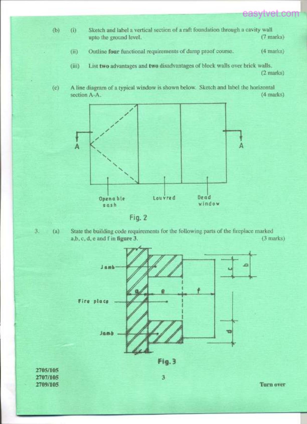 Building Construction 1, Technical Drawing and Construction Plant (2004) — page 3 of 8