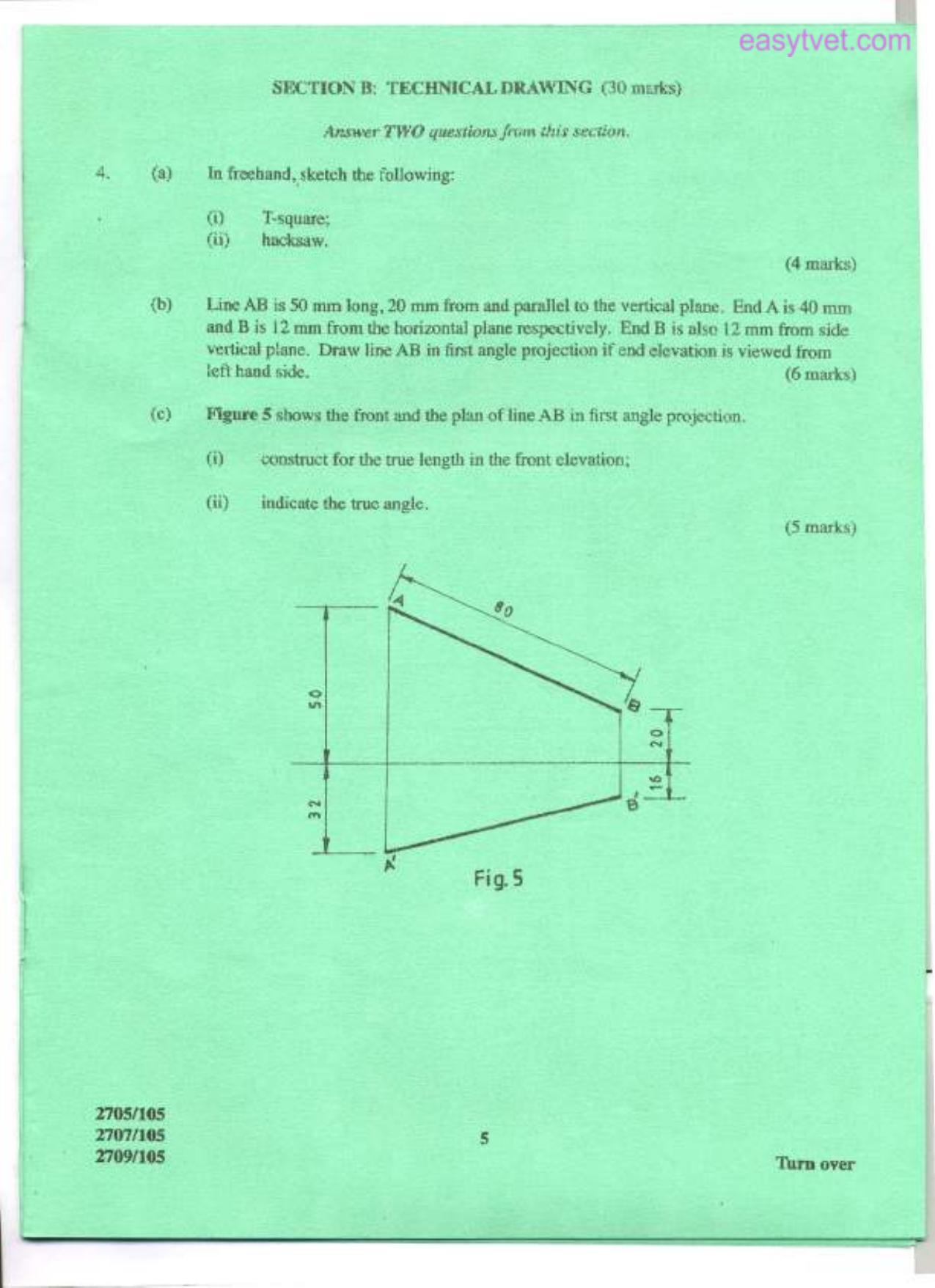 Building Construction 1, Technical Drawing and Construction Plant (2004) — page 5 of 8
