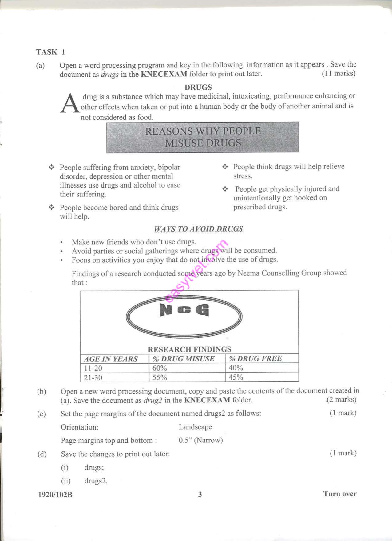Computer Appplications I (practical (2014) — page 3 of 7
