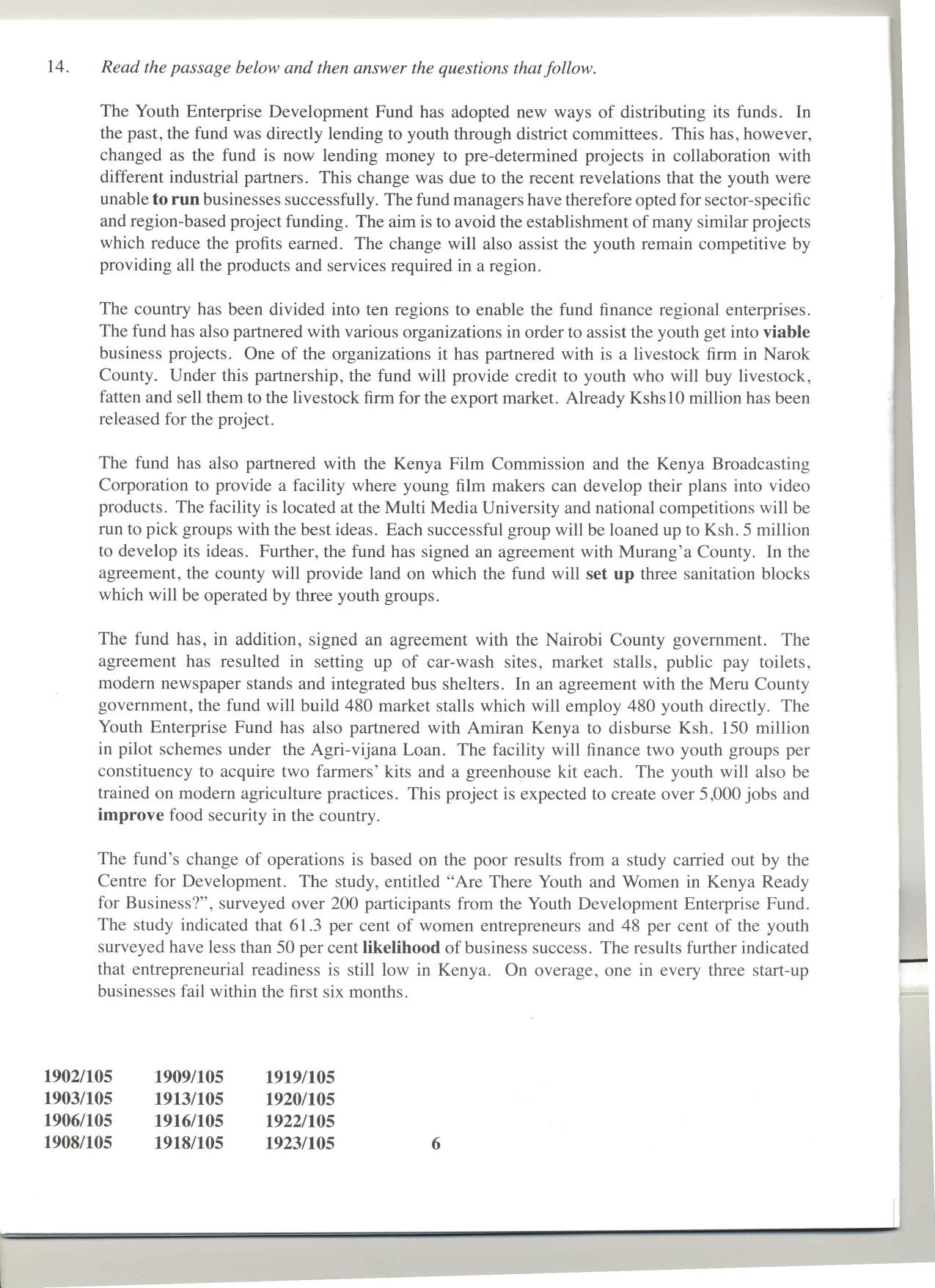 Craft Certificate in Information Communication Technology (2014) — page 6 of 7