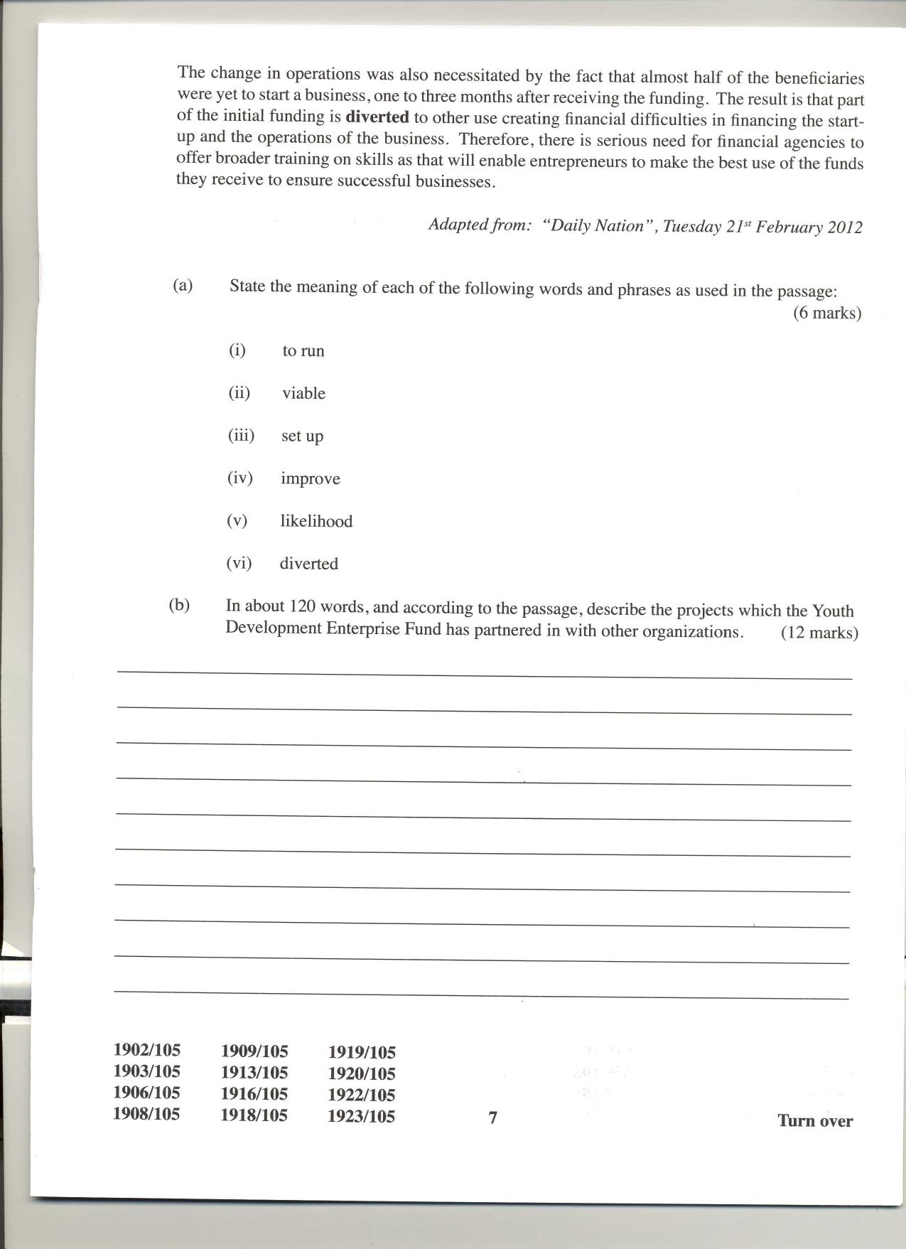 Craft Certificate in Information Communication Technology (2014) — page 7 of 7
