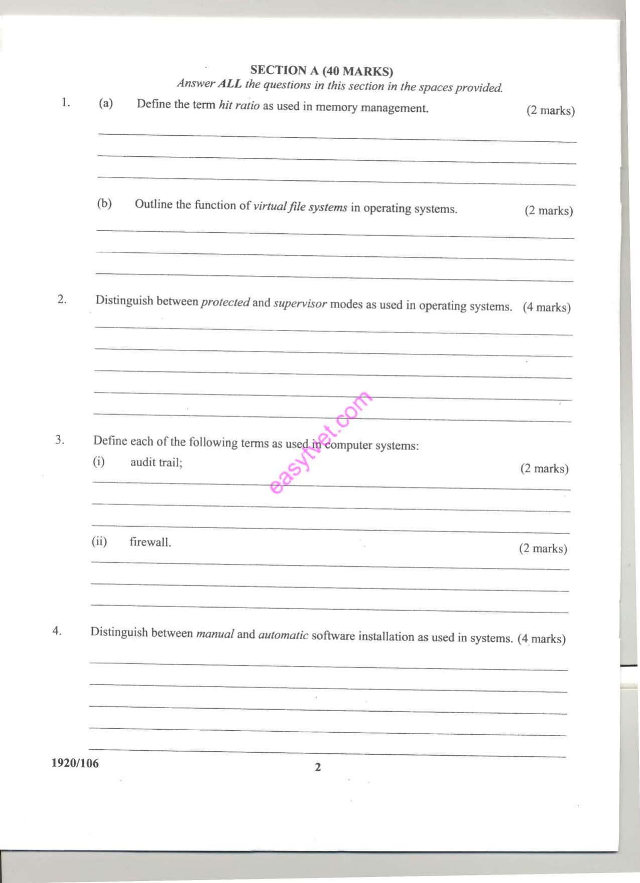 Operating Systems (2014) — page 2 of 11