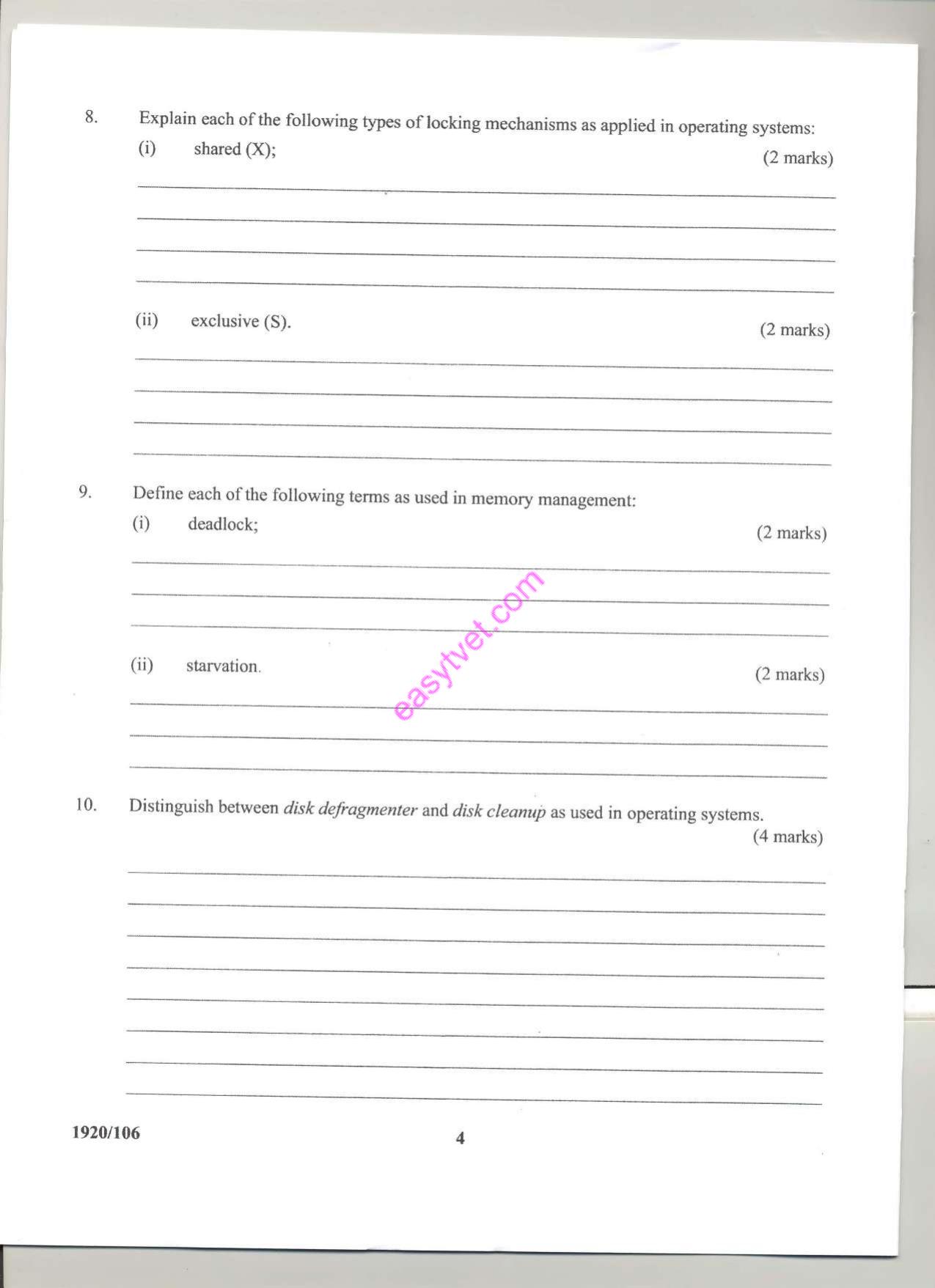 Operating Systems (2014) — page 4 of 11