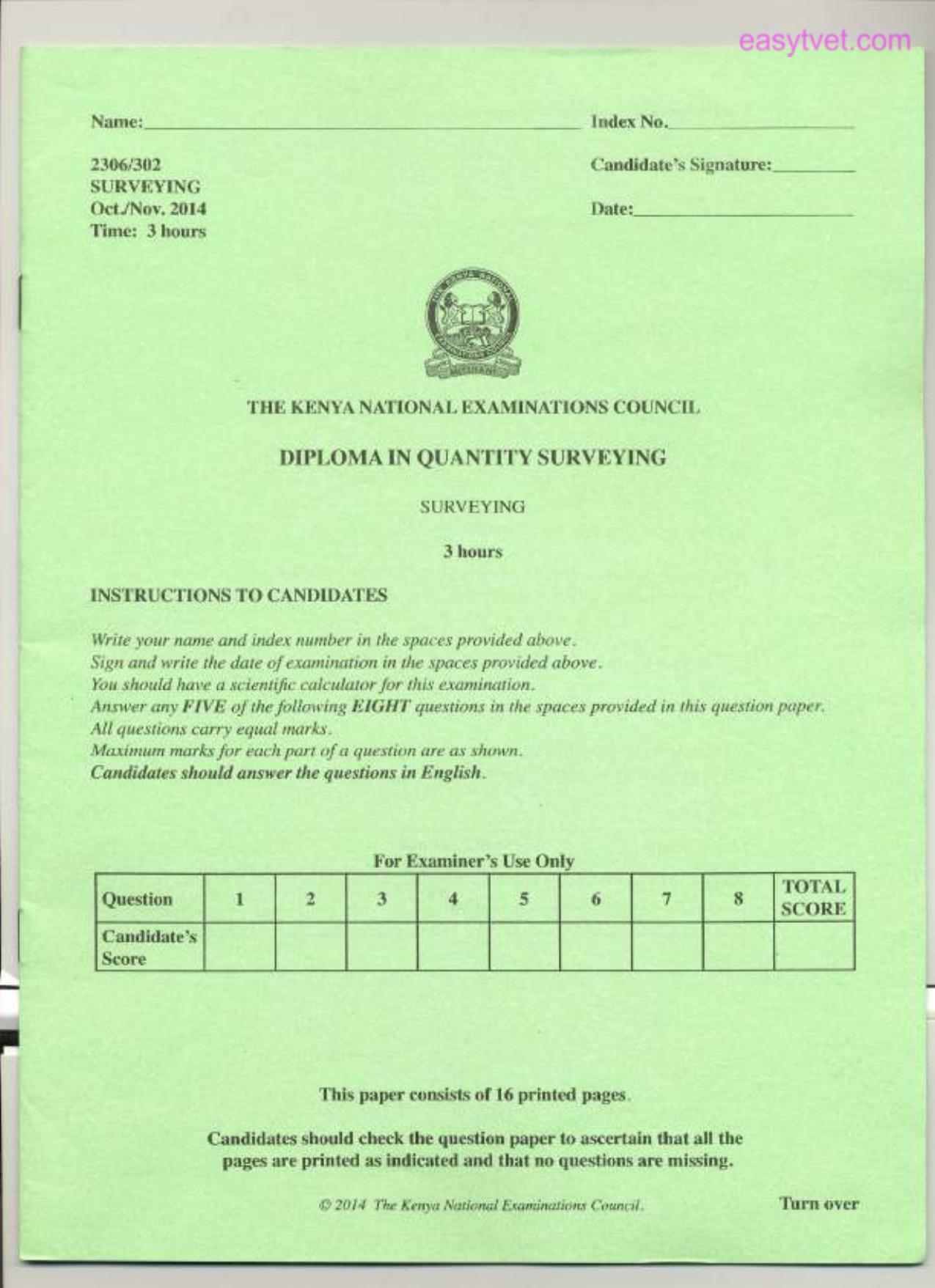 Surveying (2014) — page 1 of 6