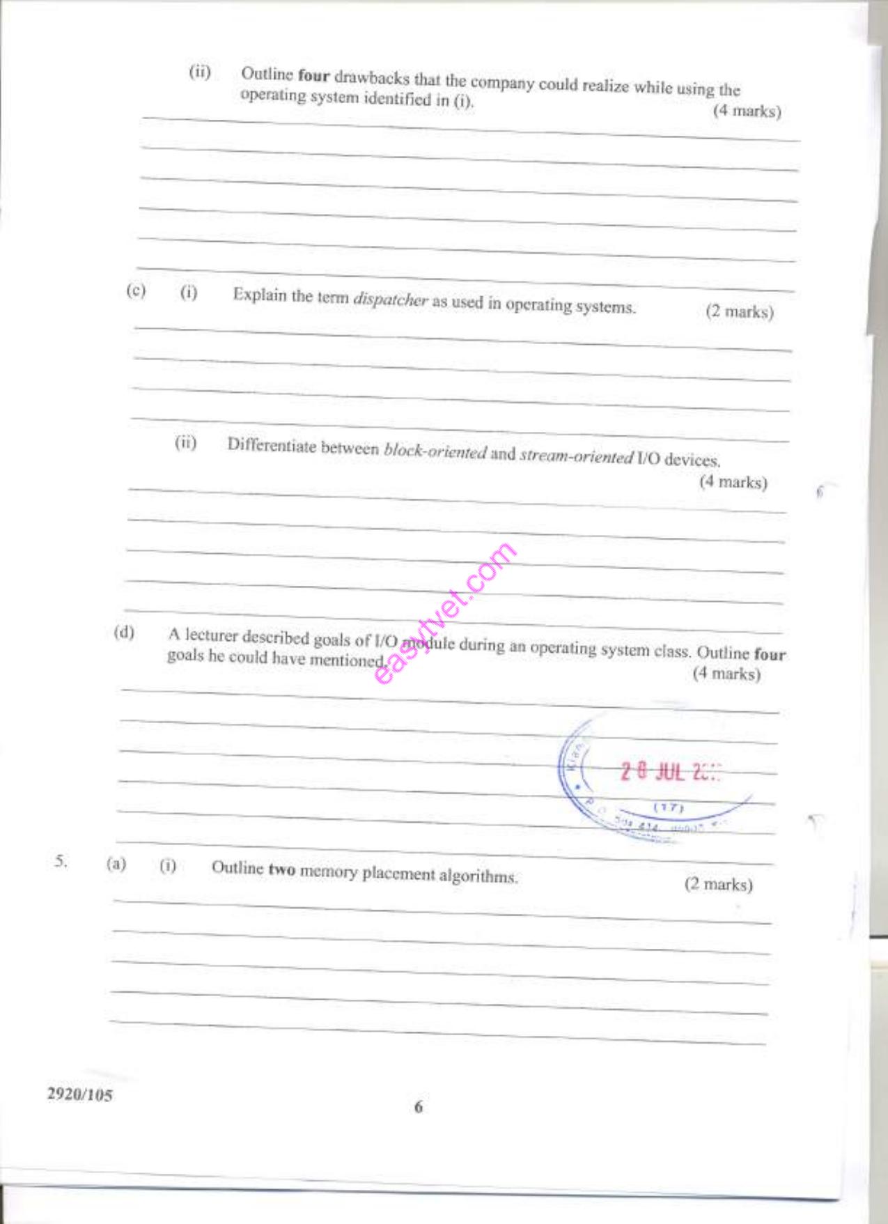 Diplonma in Information Communication Technology (2015) — page 6 of 12