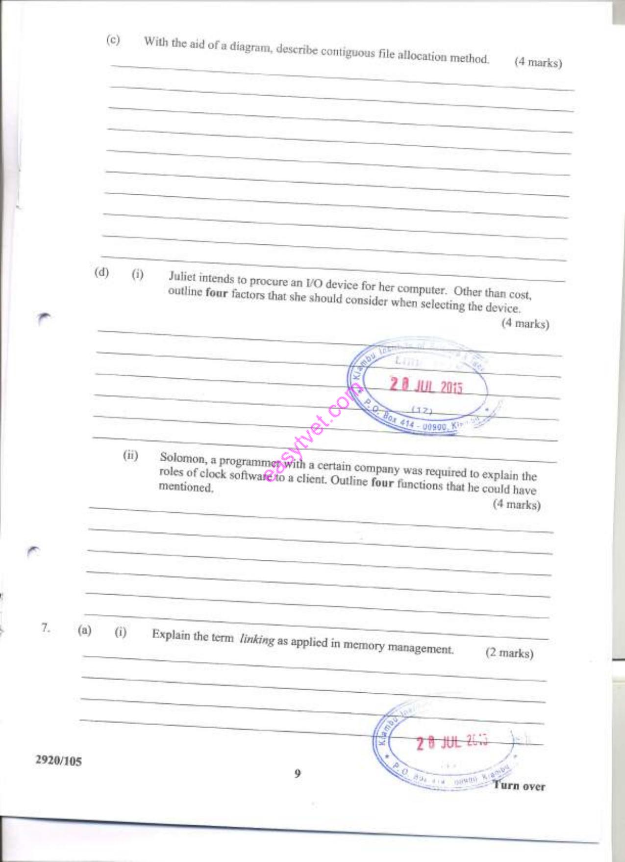 Diplonma in Information Communication Technology (2015) — page 9 of 12
