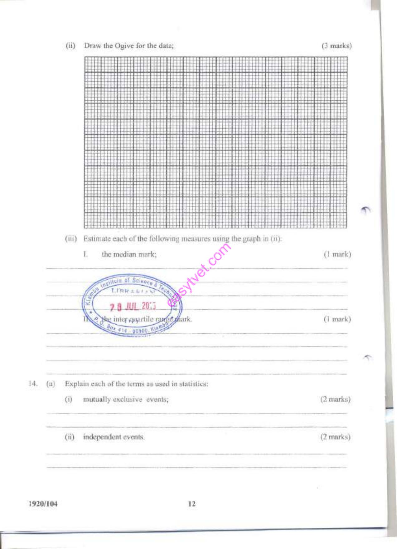 Mathematics (2015) — page 12 of 16