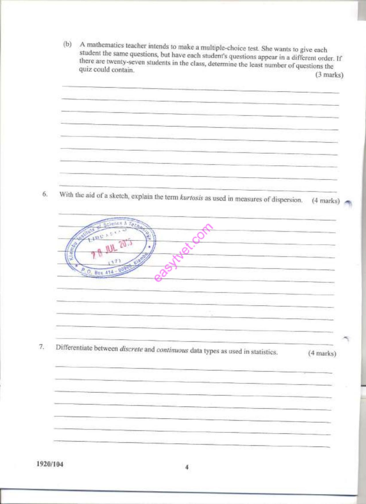 Mathematics (2015) — page 4 of 16