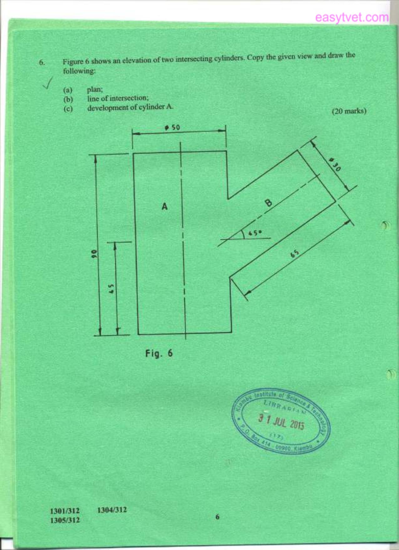 Plumbing Craft Certificate (2015) — page 6 of 7