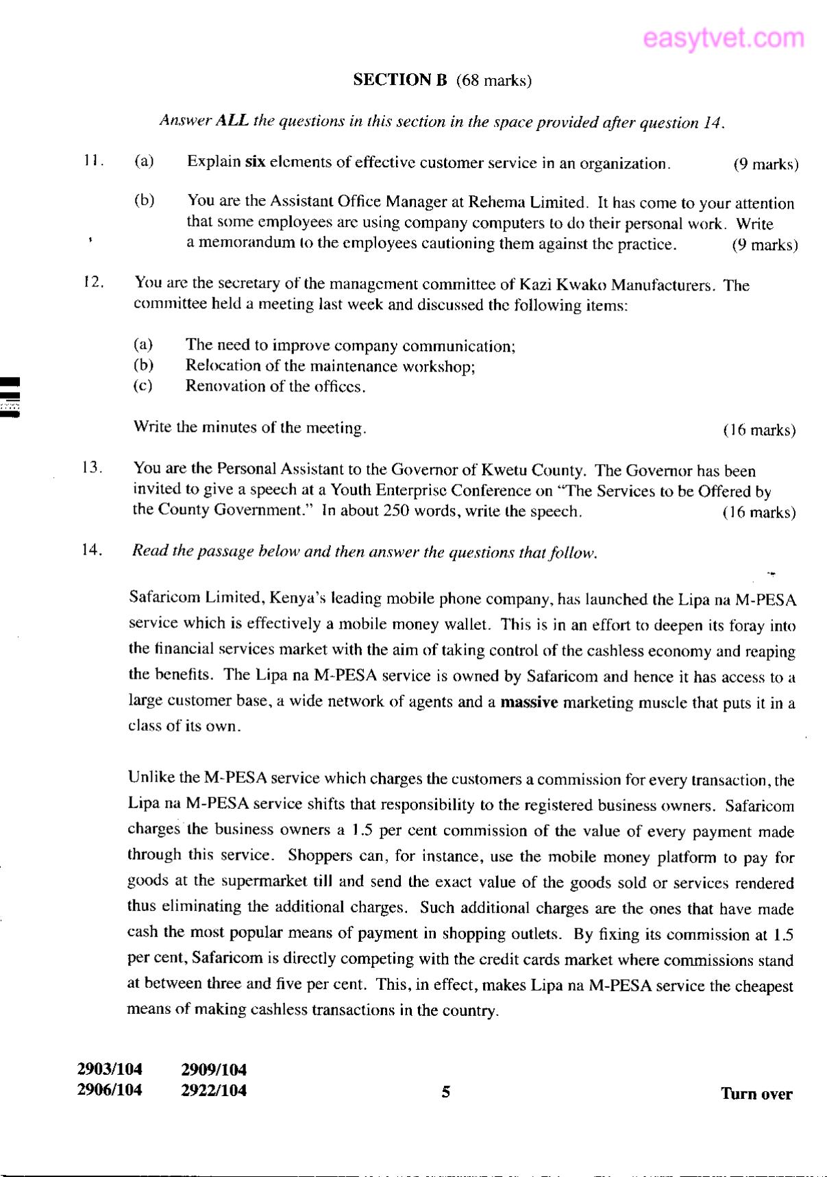 Diploma in Road Transport Management (2015) — page 5 of 7