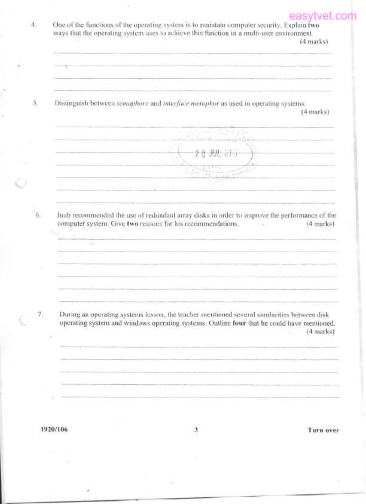 Operating Systems — page 3 of 10