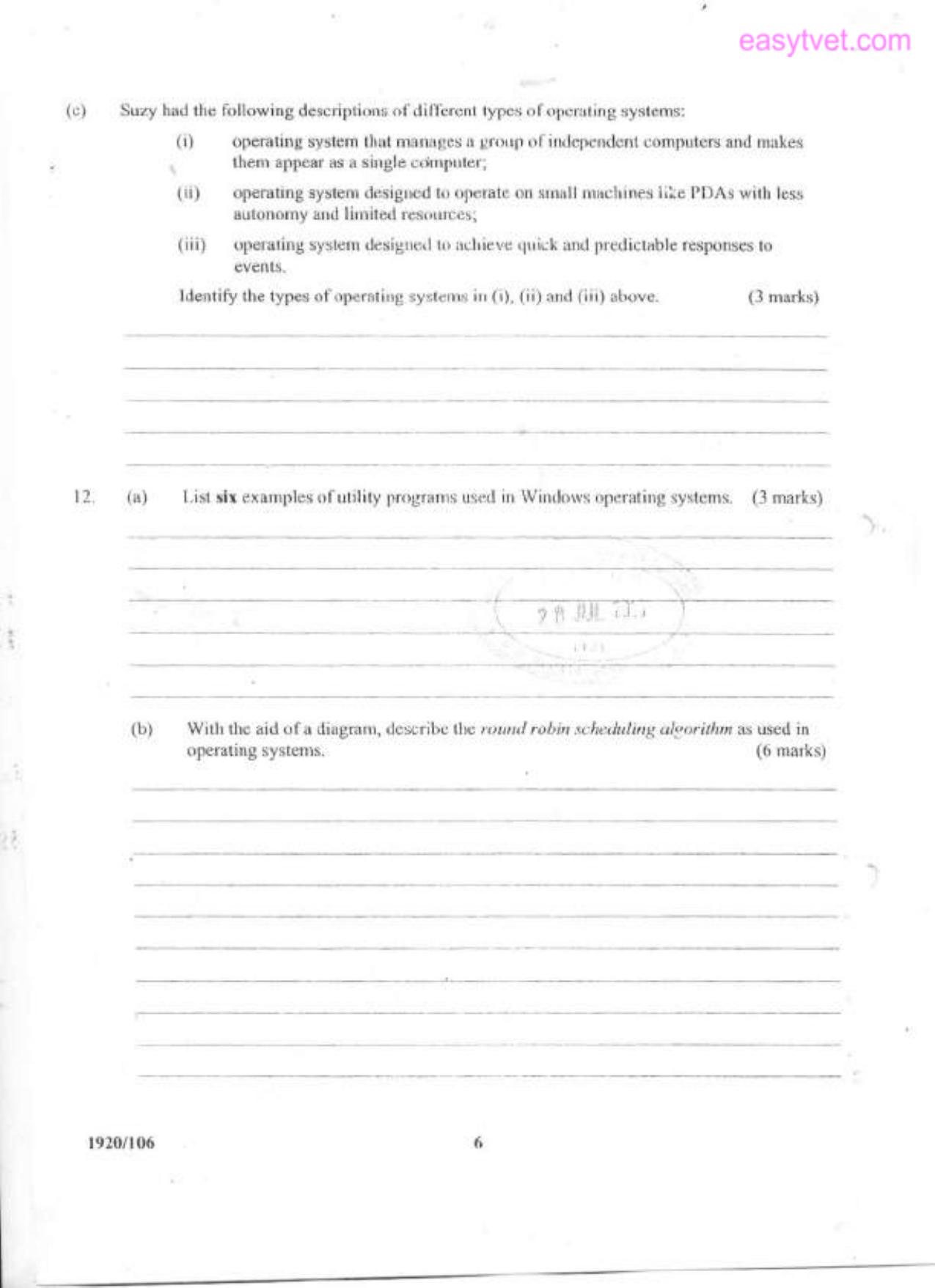 Operating Systems — page 6 of 10