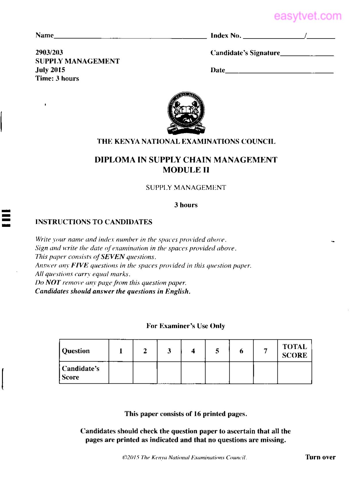 Supply Management (2015) — page 1 of 2