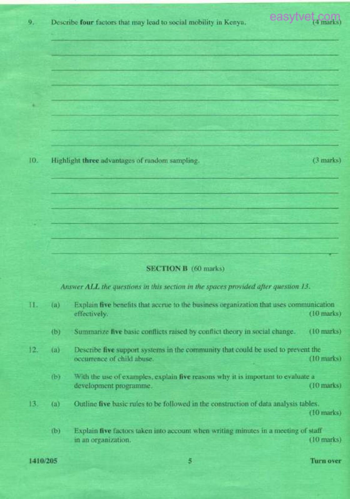 S50ciology, Research Methods and Communication Skills (2005) — page 4 of 4