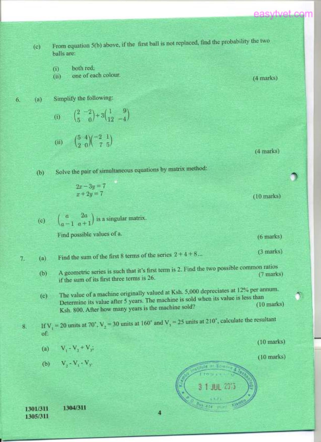 Craft Certificate in Carpentry (2015) — page 4 of 4