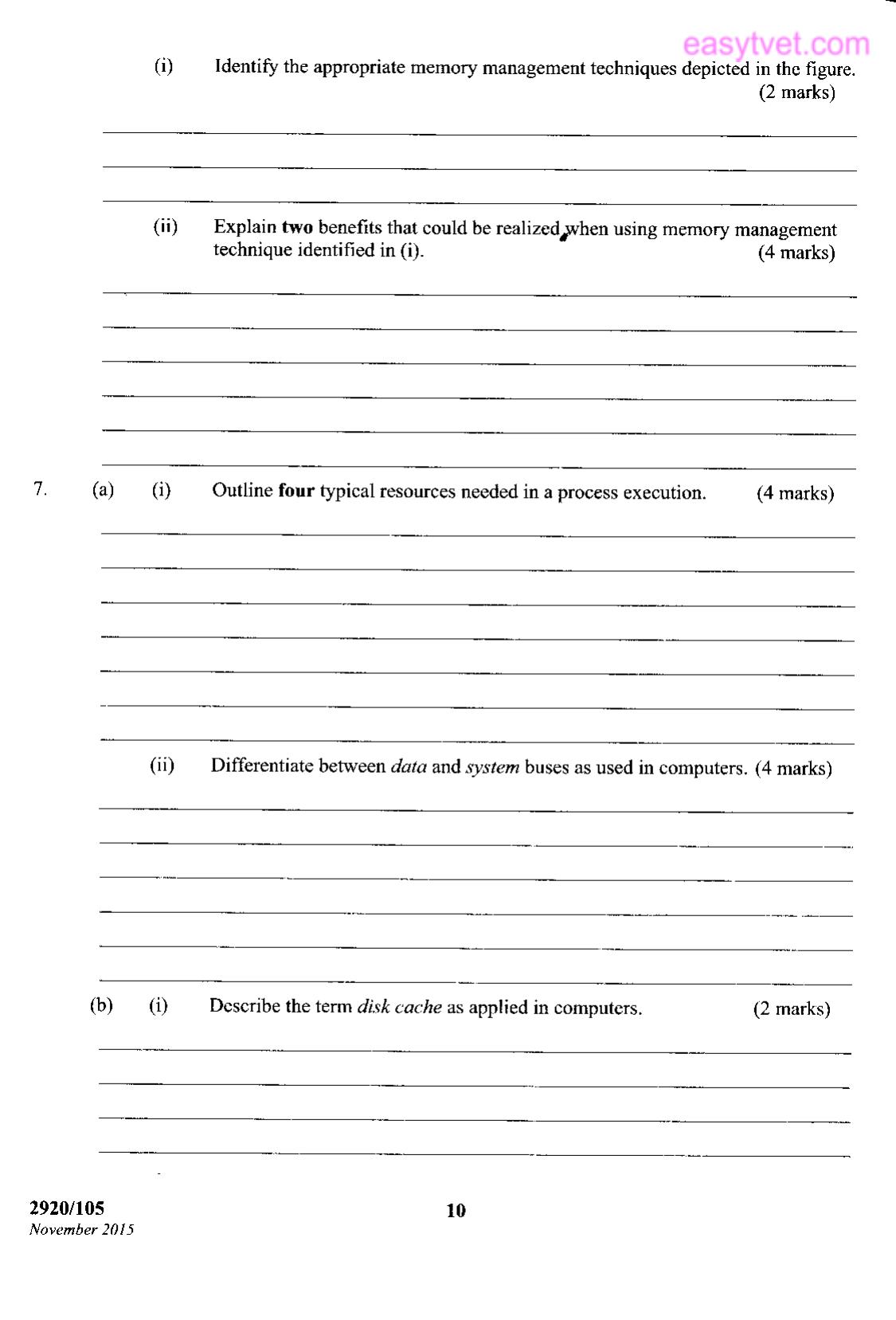 Operating Systems (2015) — page 10 of 12