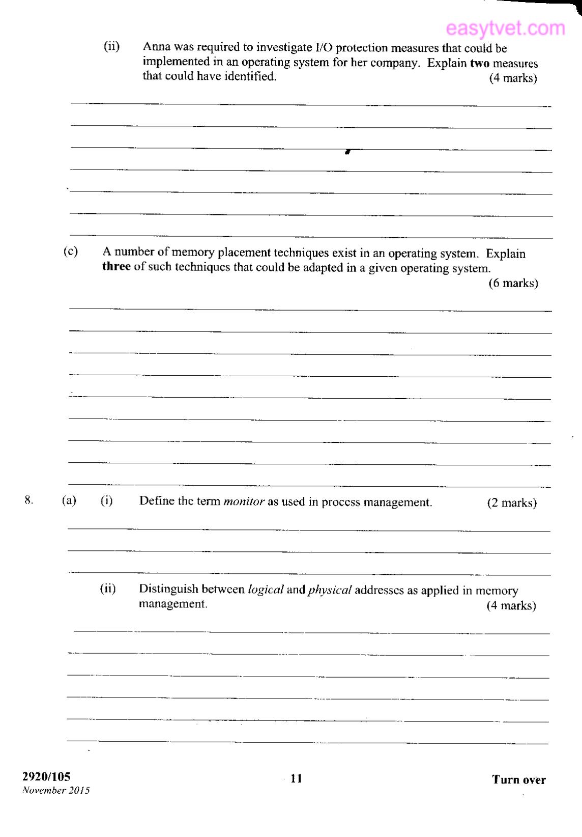 Operating Systems (2015) — page 11 of 12