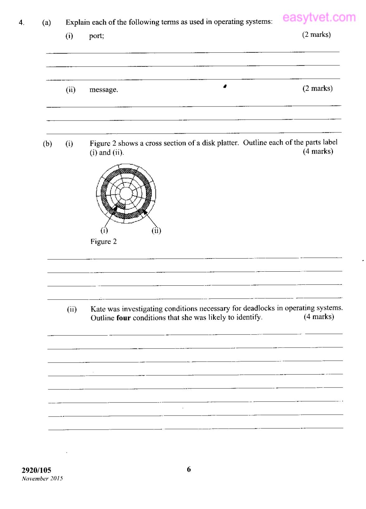 Operating Systems (2015) — page 6 of 12