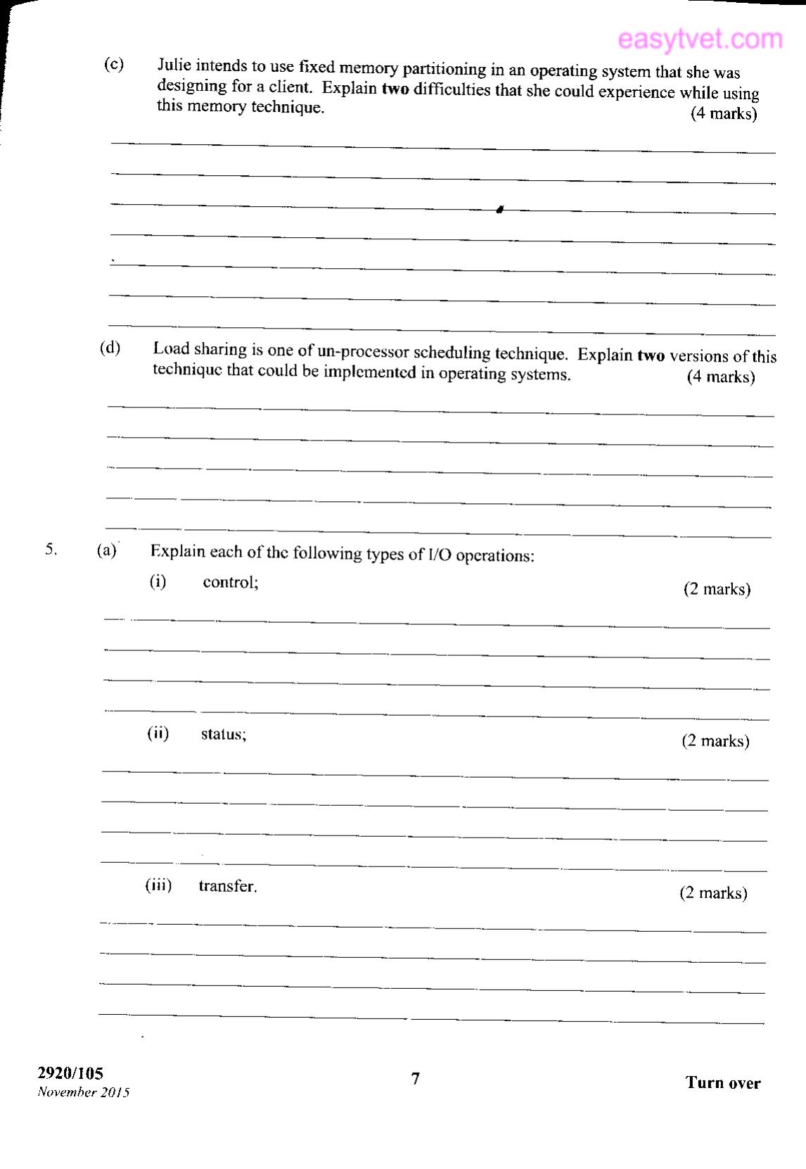 Operating Systems (2015) — page 7 of 12