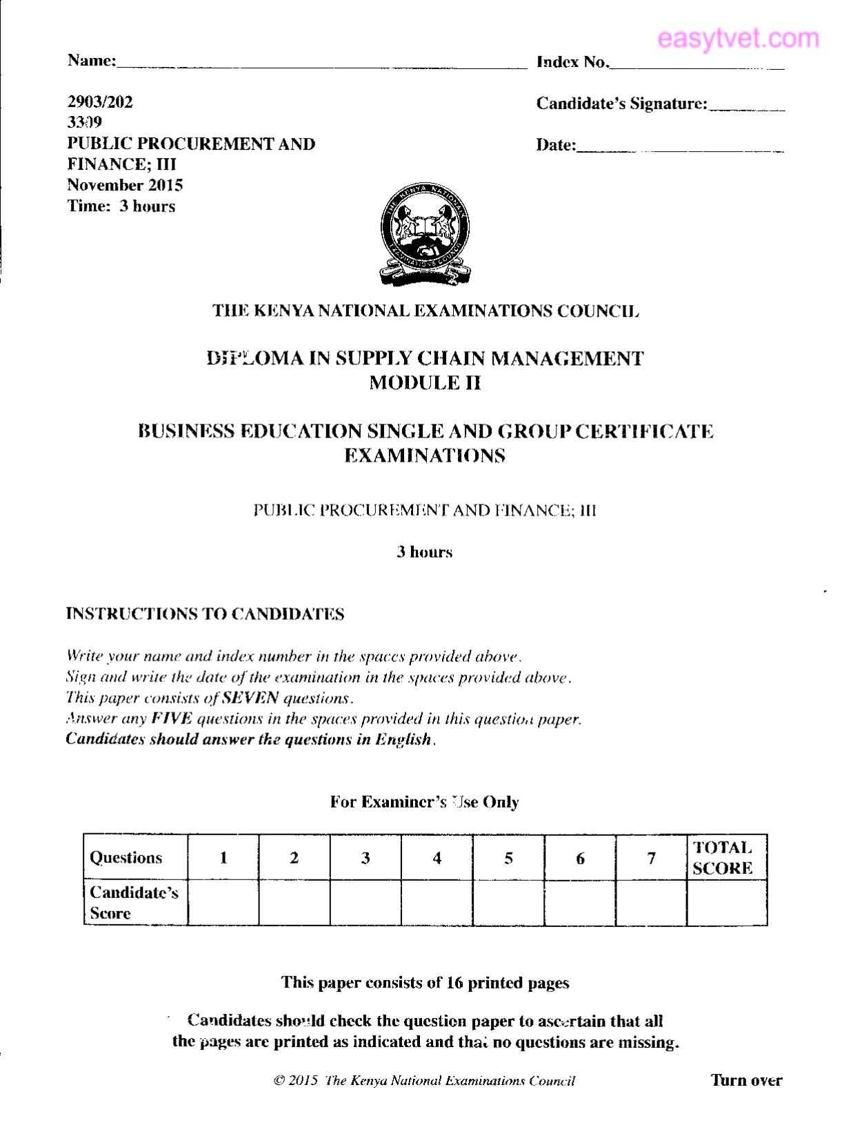 Business Education Single and Group Certificate (2015) — page 1 of 2